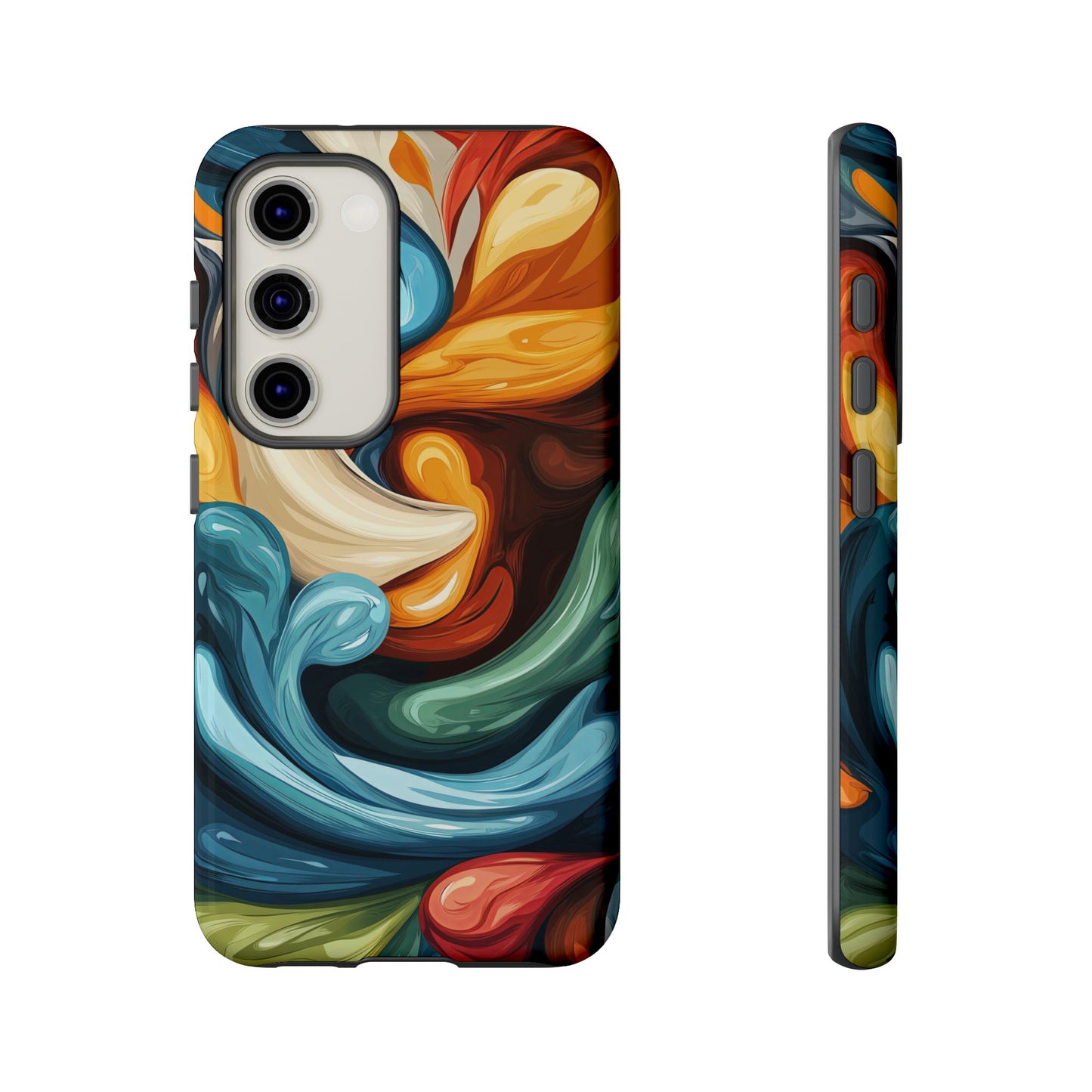 Color Current – Fluid Energy Abstract Phone Case for iPhone, Samsung & Pixel