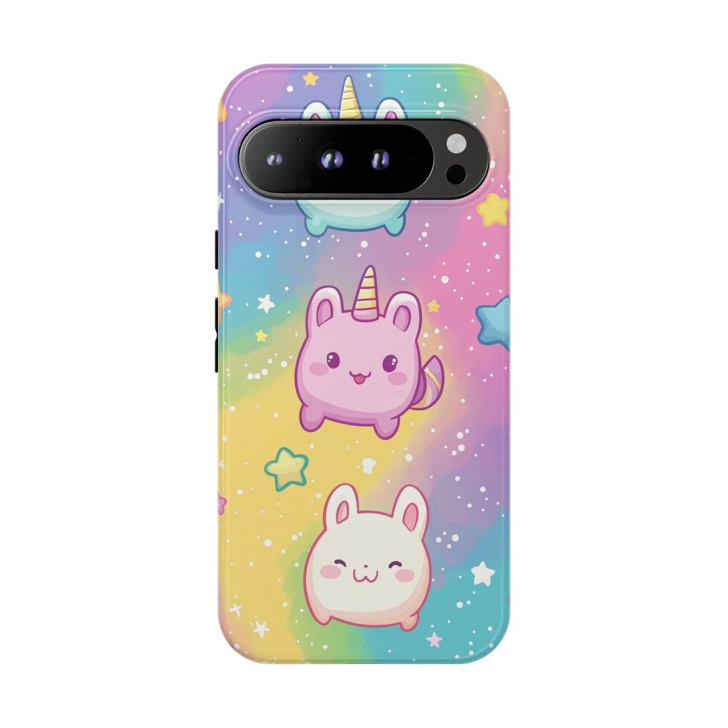 Pastel Unicorn Bunny Anime Phone Case for iPhone, Samsung, Google Pixel