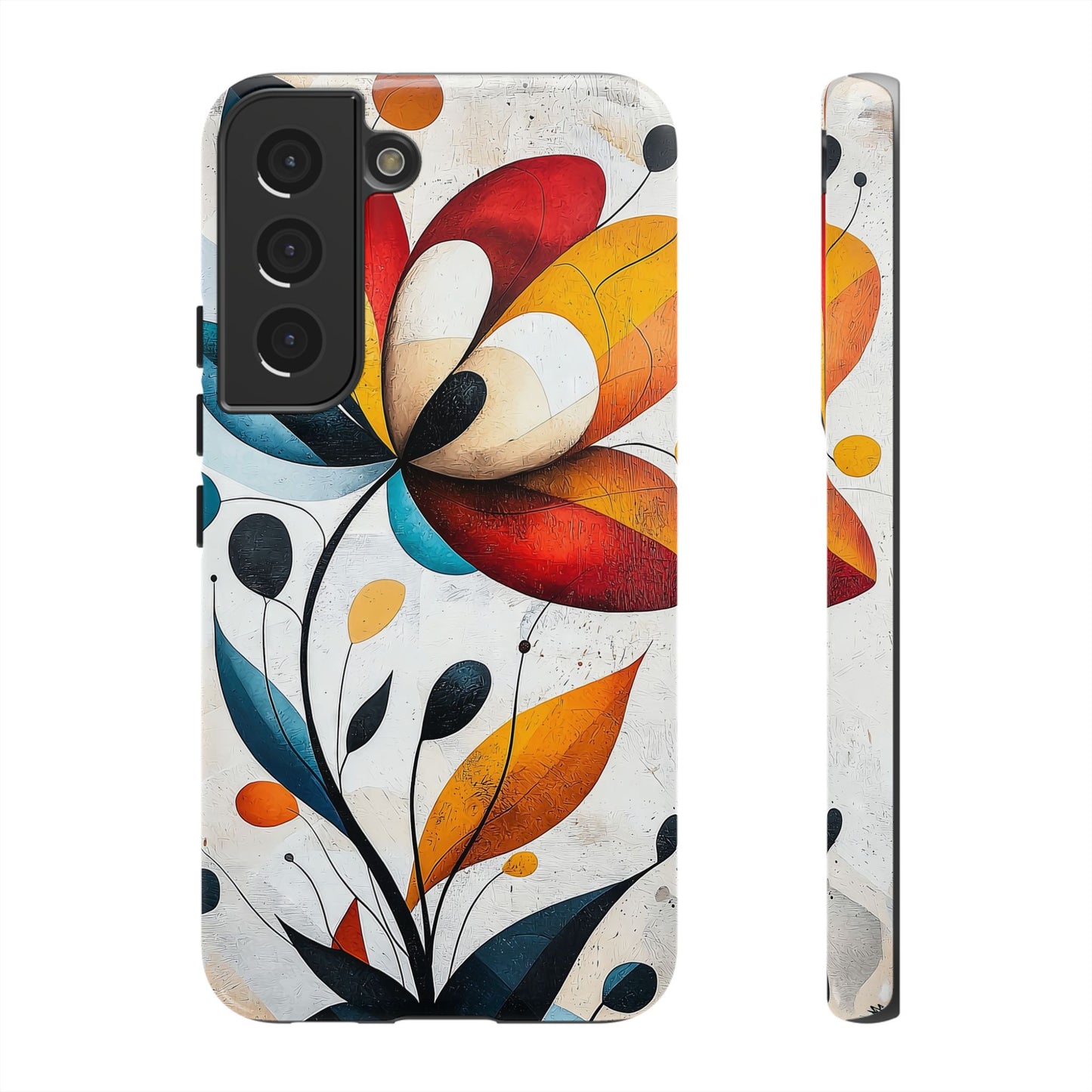 Prism Bloom – Bold Geometric Floral Case for iPhone, Pixel & Samsung