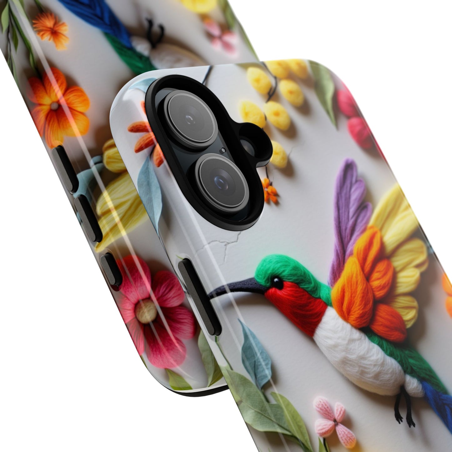 Elegant Hummingbird with Floral Mosaic Design | Nature's Artistic Vibes | Pixel 8 pro