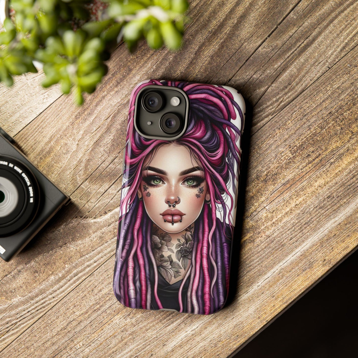 Neon Gothic Beauty Mobile Case