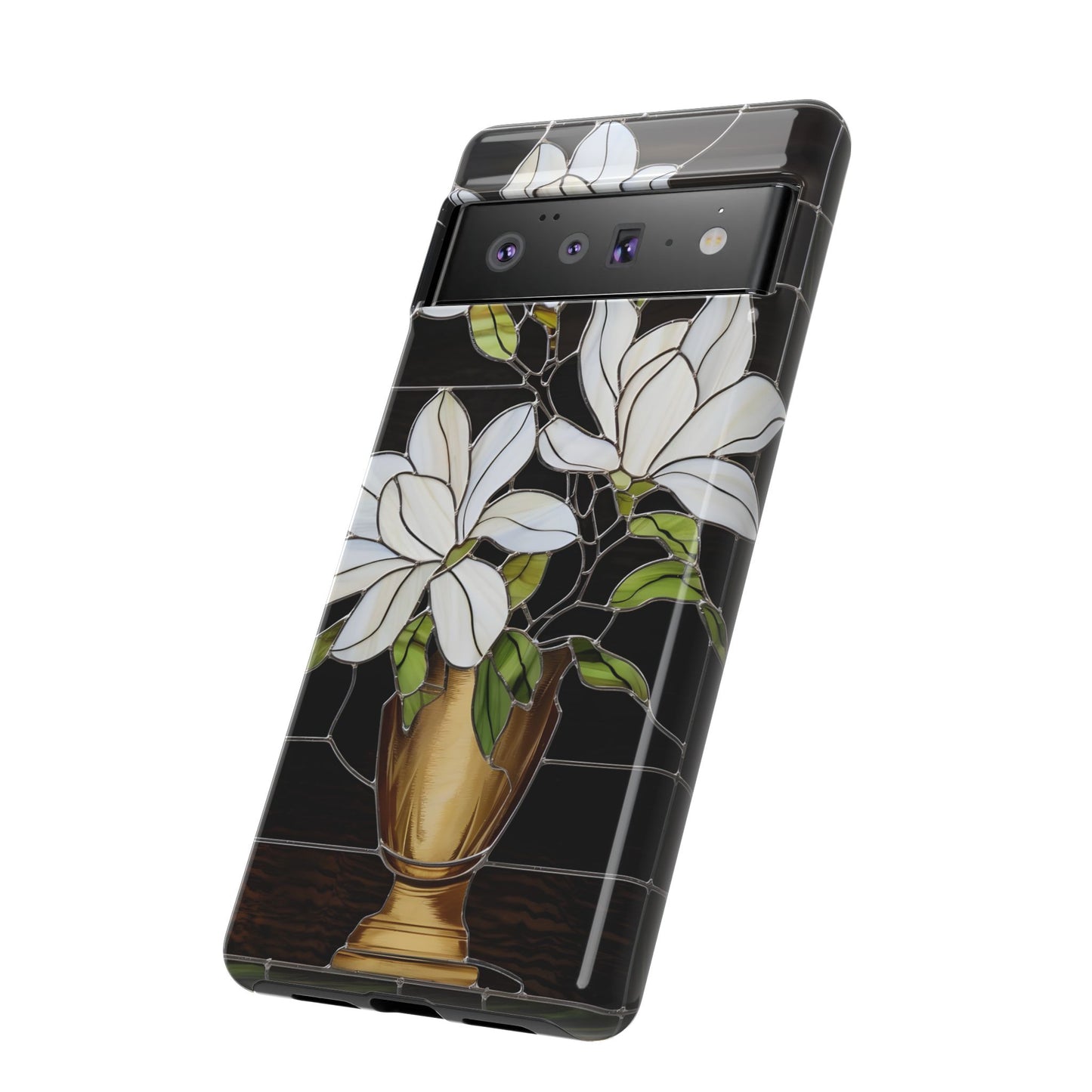 Stained Glass Floral Phone Case