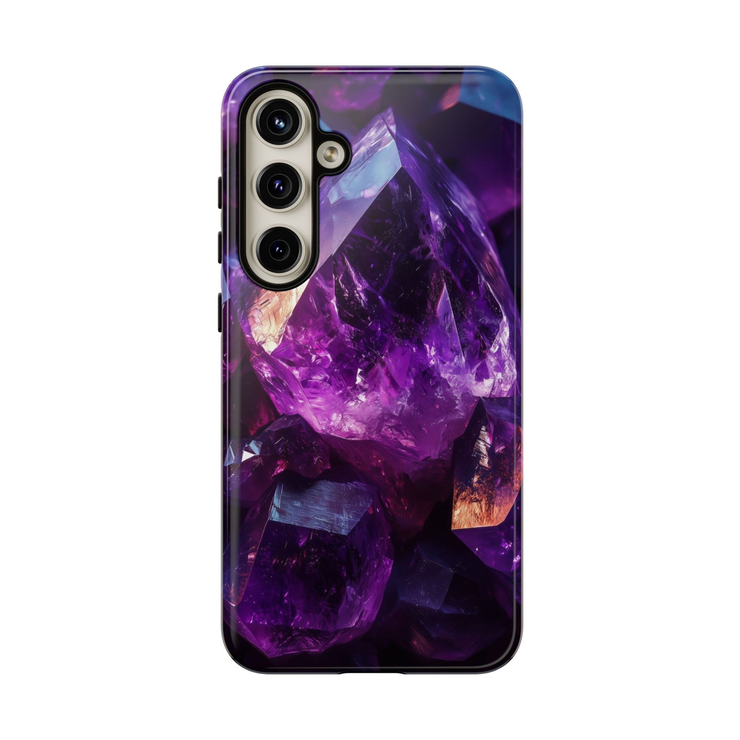 Royal Amethyst Stones Crystals Phone Case for iPhone, Samsung & Google Pixel