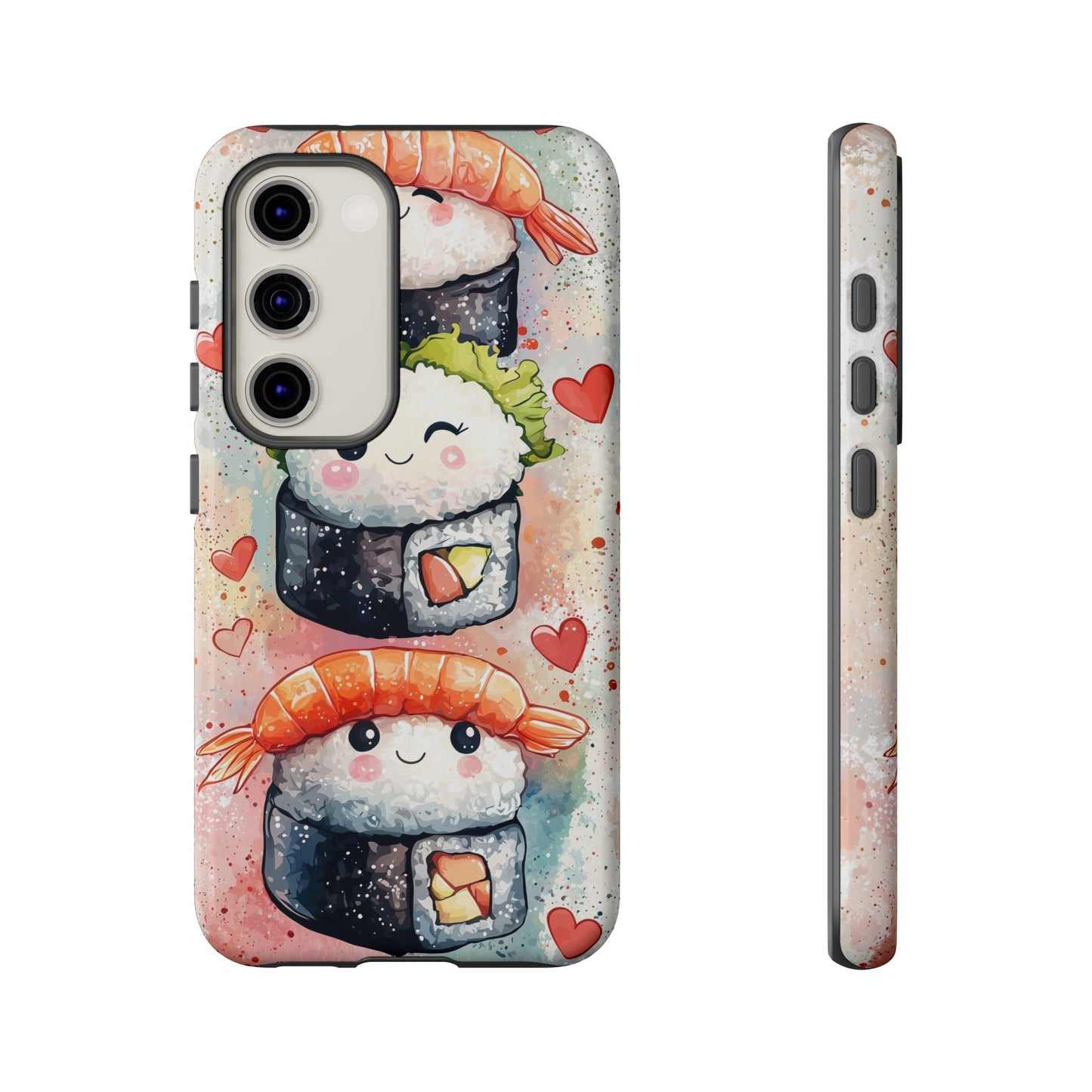 Sweet Sushi Trio - Anime Phone Case Cover for iPhone, Samsung, Google Pixel