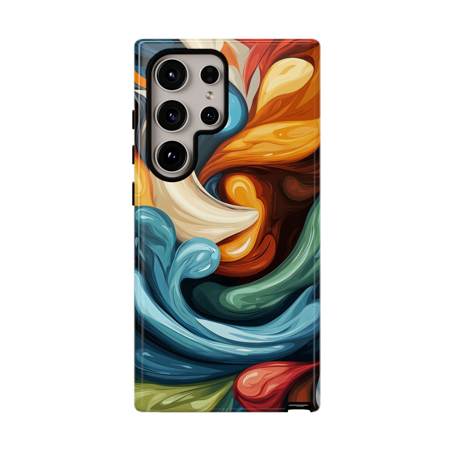 Color Current – Fluid Energy Abstract Phone Case for iPhone, Samsung & Pixel