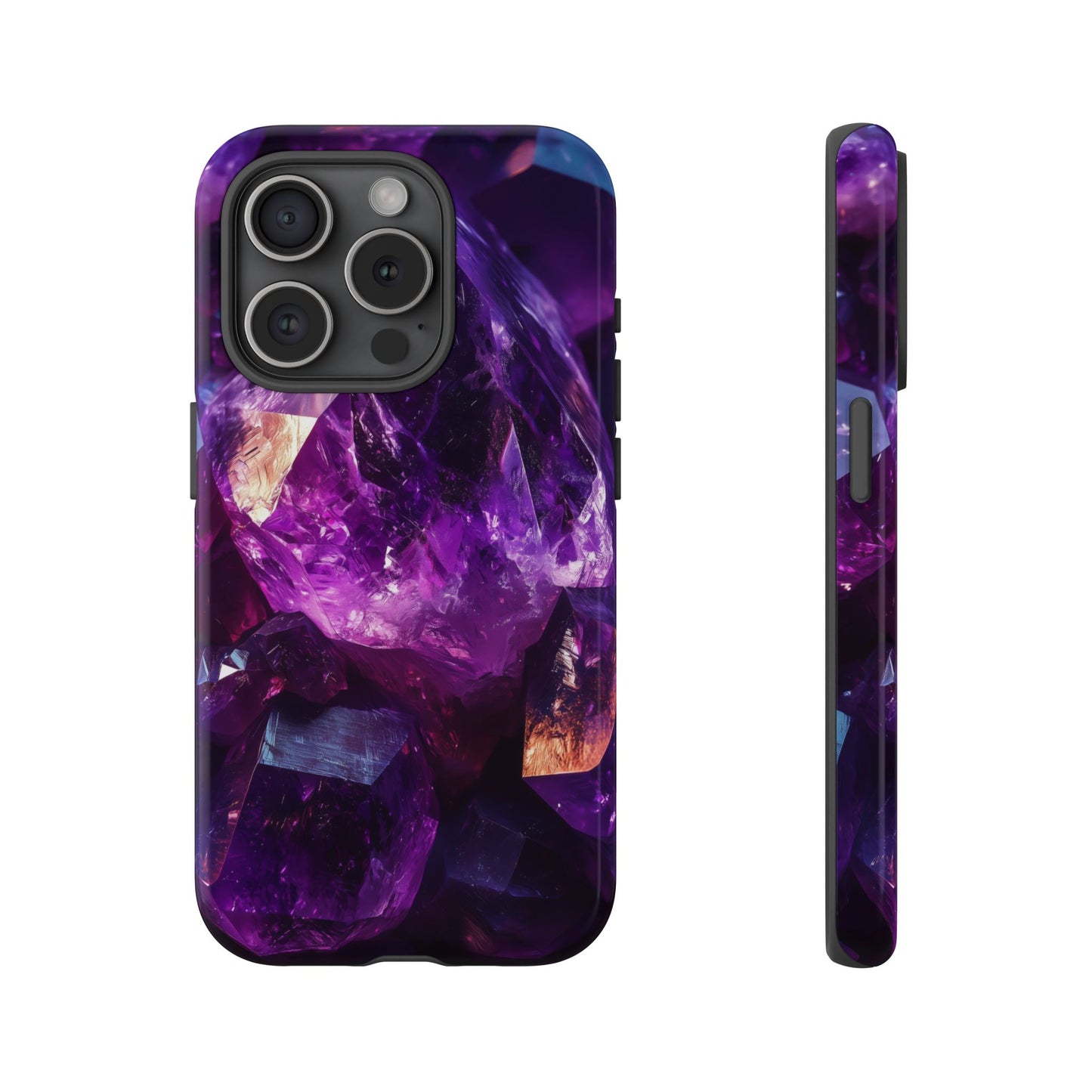Royal Amethyst Stones Crystals Phone Case for iPhone, Samsung & Google Pixel