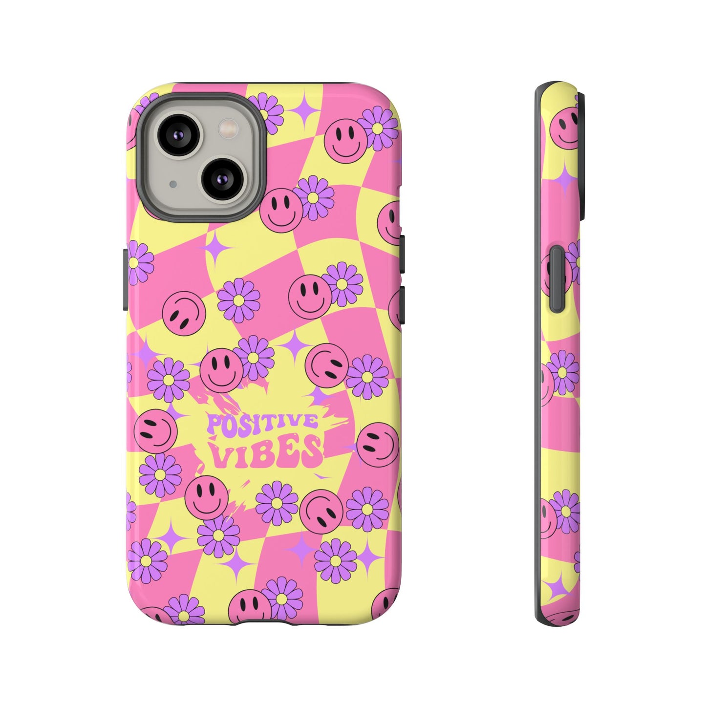 Positive Vibes Phone Case β Aesthetic Motivational Cover for iPhone, Samsung & Google Pixel