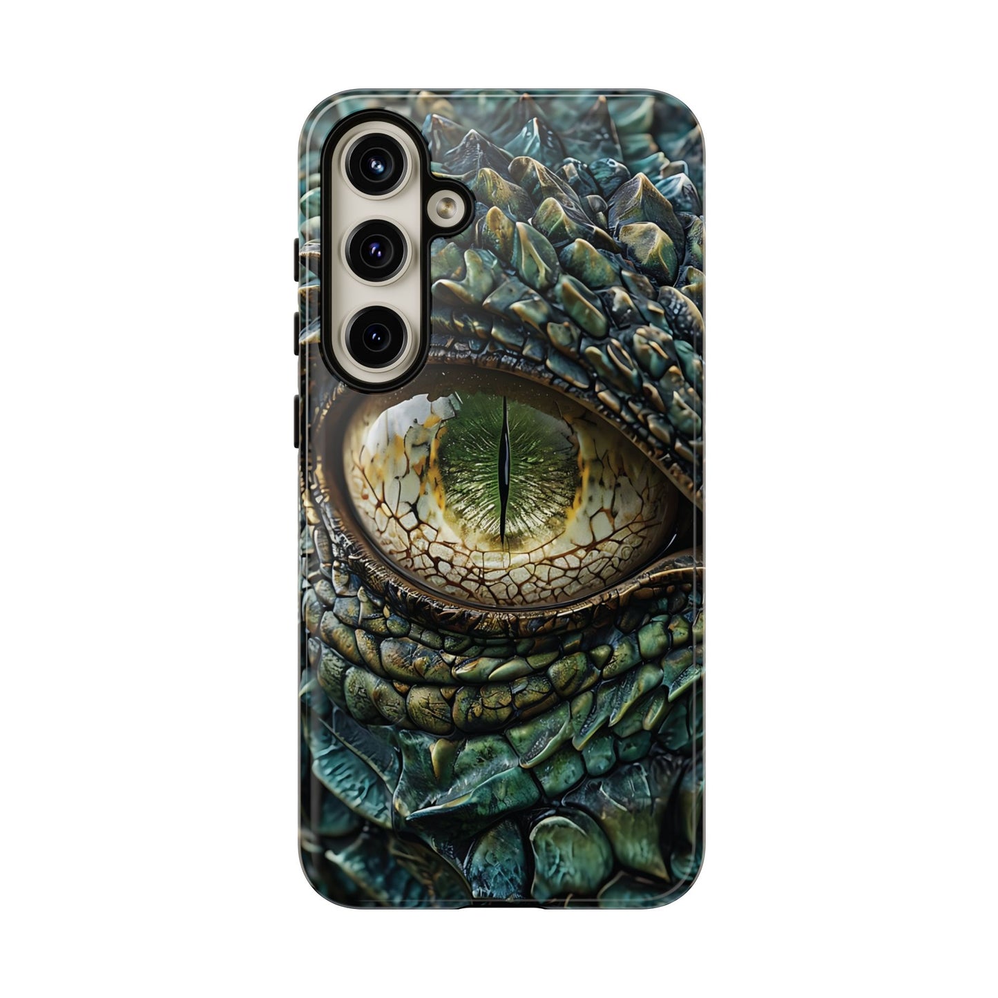 A Dragon's Eye With Intricate Scales phone case design.