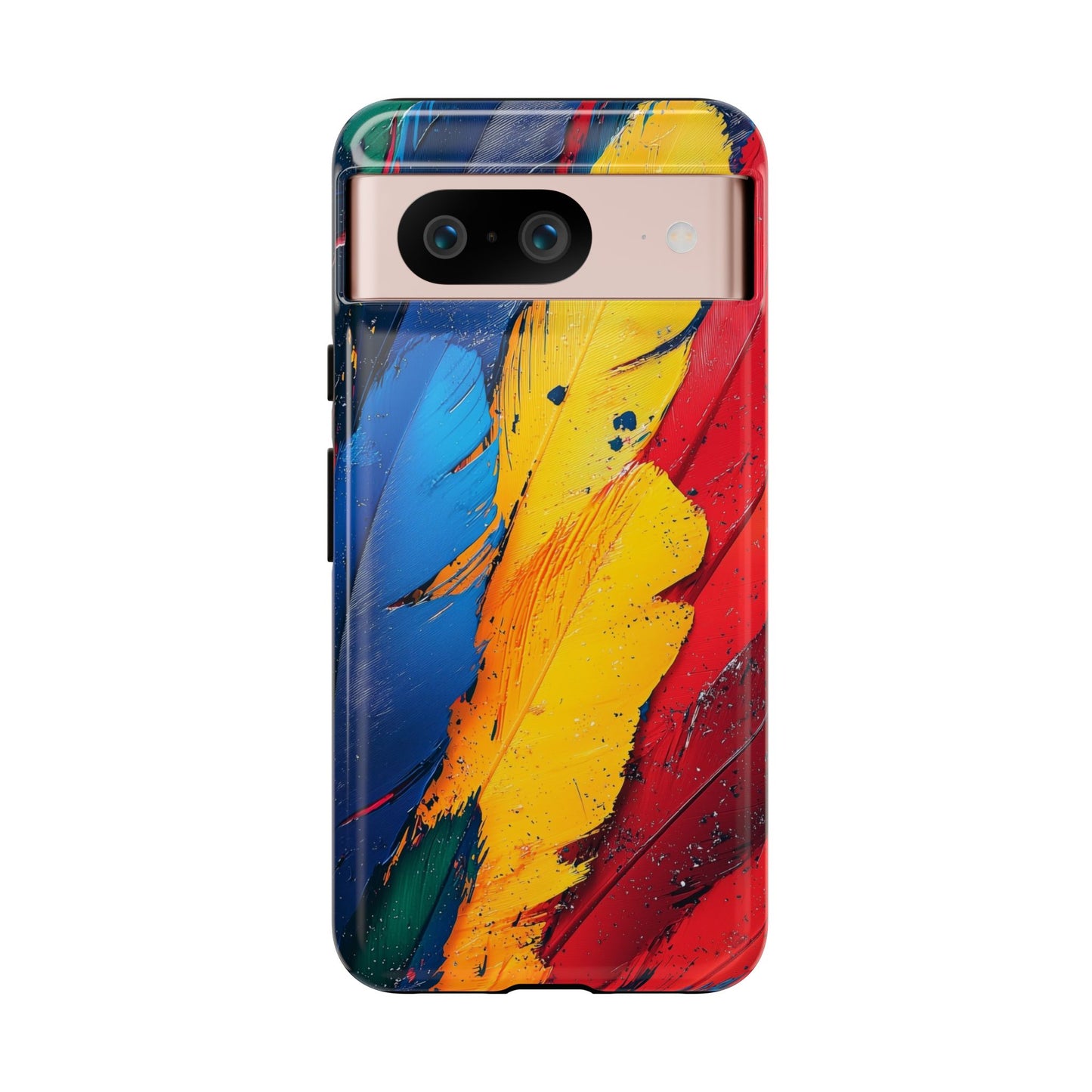 Tropical Macaw Feather Phone Case for iPhone, Samsung & Google Pixel