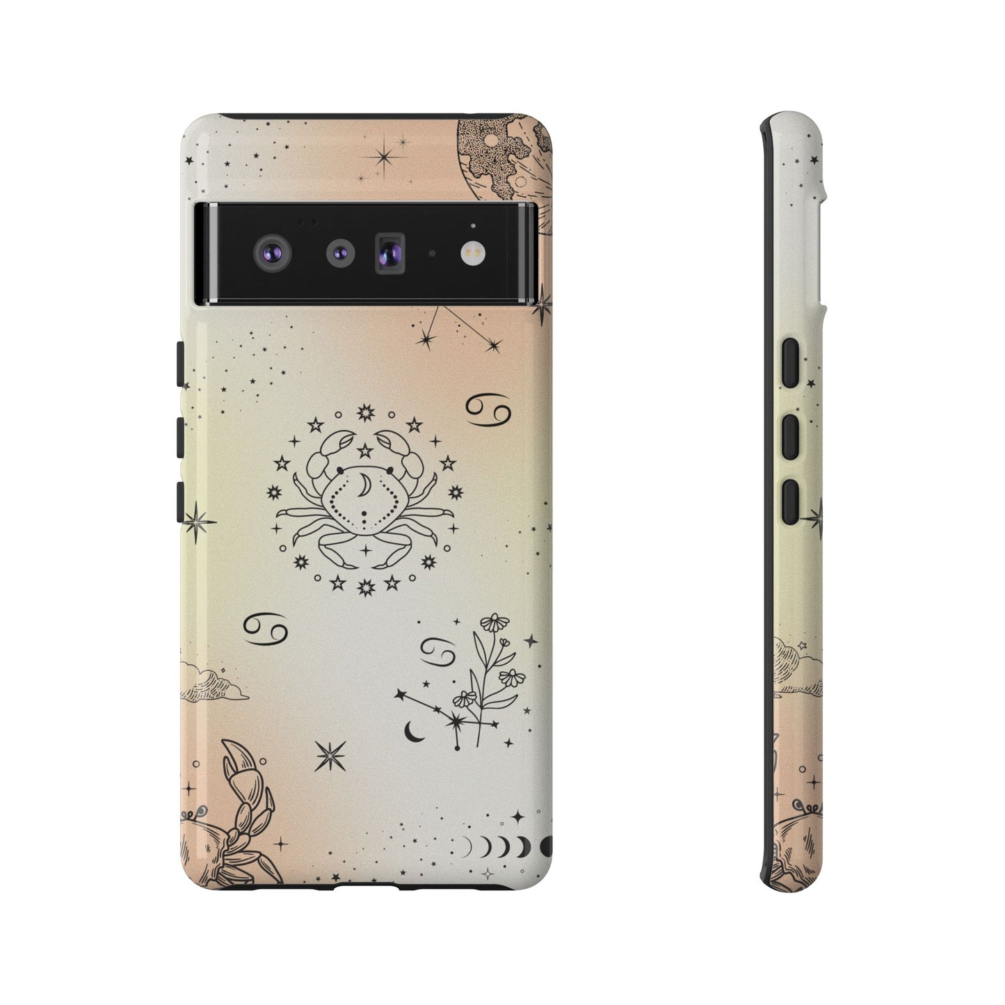 Cancer Zodiac Sign Phone Case β Soft & Protective Shell for iPhone, Samsung & Google Pixel