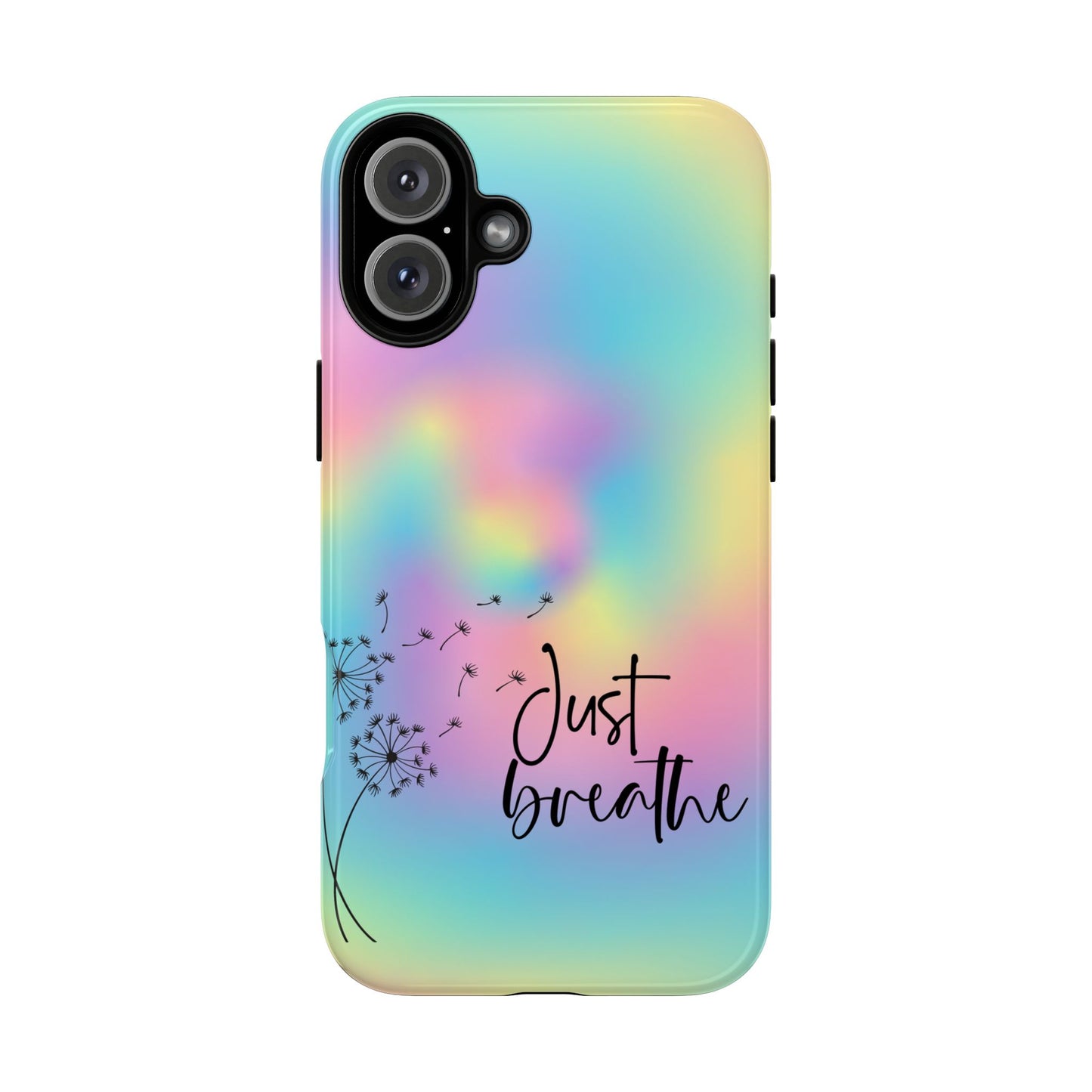 Just Breathe Phone Case - Aesthetic Minimalist Cover for iPhone, Samsung & Google Pixel