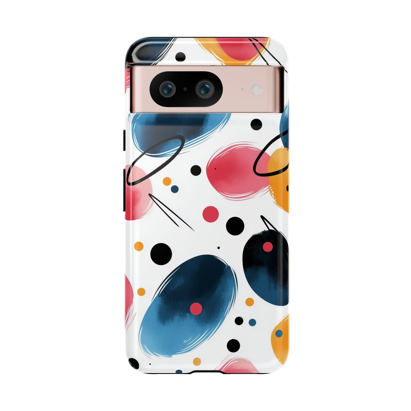 Retro Memphis Vibes – Abstract Art Phone Case for iPhone, google Pixel & Samsung