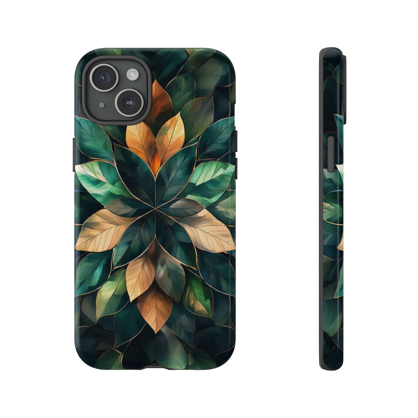 Golden Harmony Leaf Phone Case for iPhone, Samsung & Google Pixel