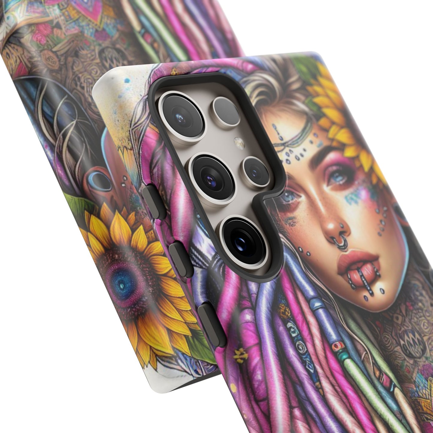 Boho Mandala Goddess – Ethereal Tattoo Art Mobile Cover