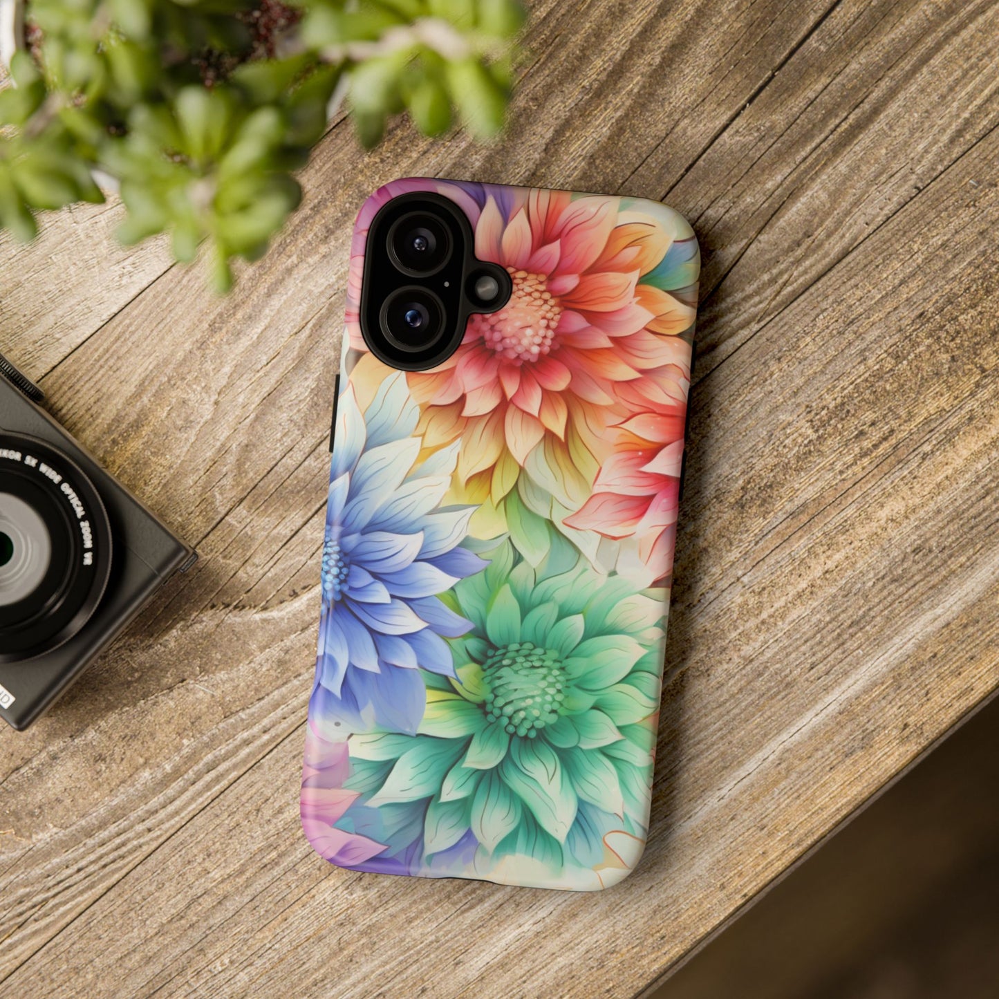 Rainbow Bloom Mandala Floral Mobile Case