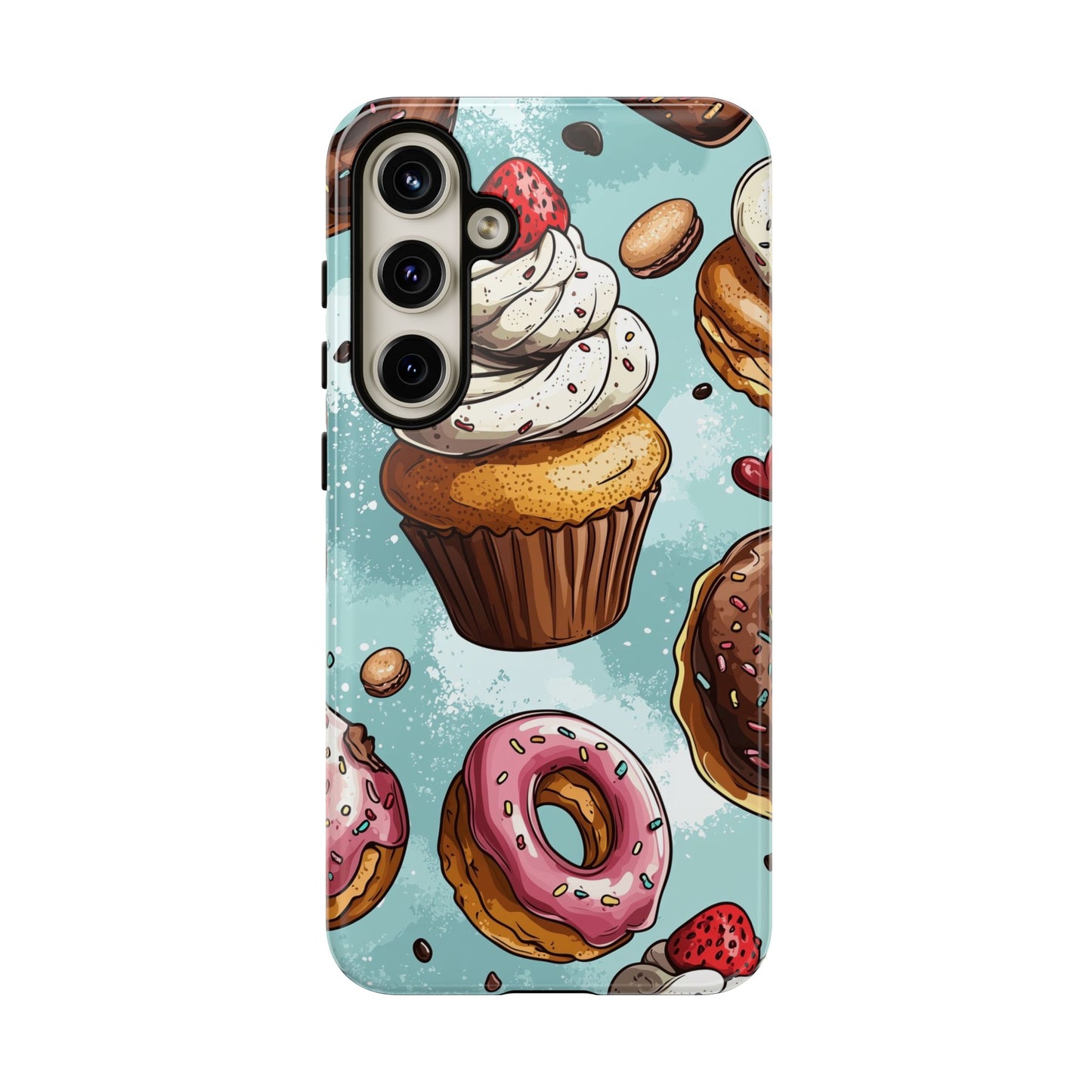 Sweet Bliss: Anime Dessert Delight Phone Case for iPhone, Samsung, Google Pixel