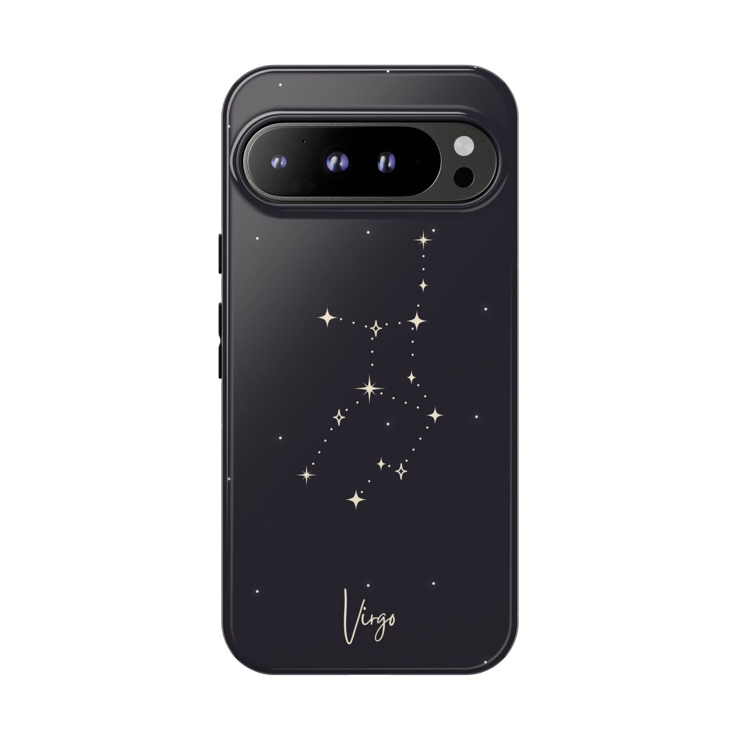 Virgo Astrology Phone Case – Elegant Starry Zodiac Art – Cosmic Style for iPhone, Samsung & Google Pixel