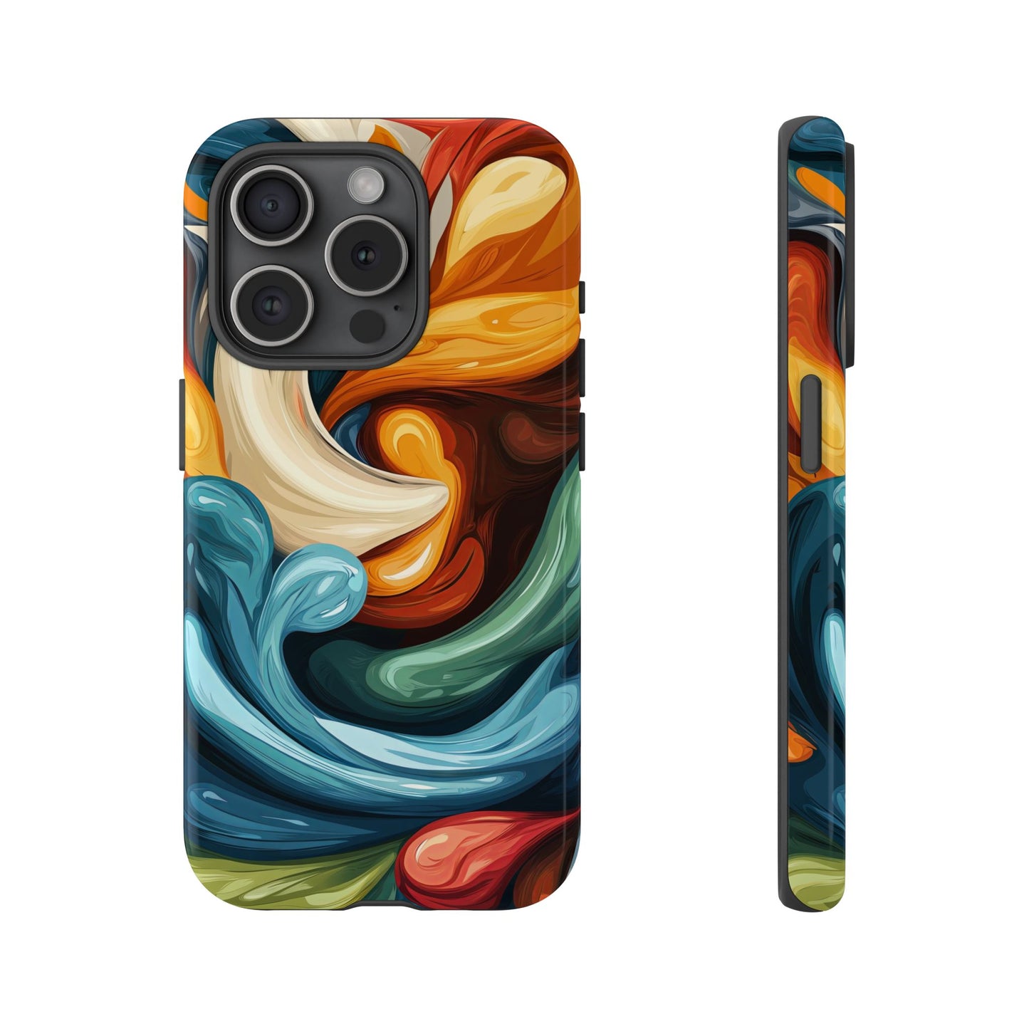 Color Current – Fluid Energy Abstract Phone Case for iPhone, Samsung & Pixel
