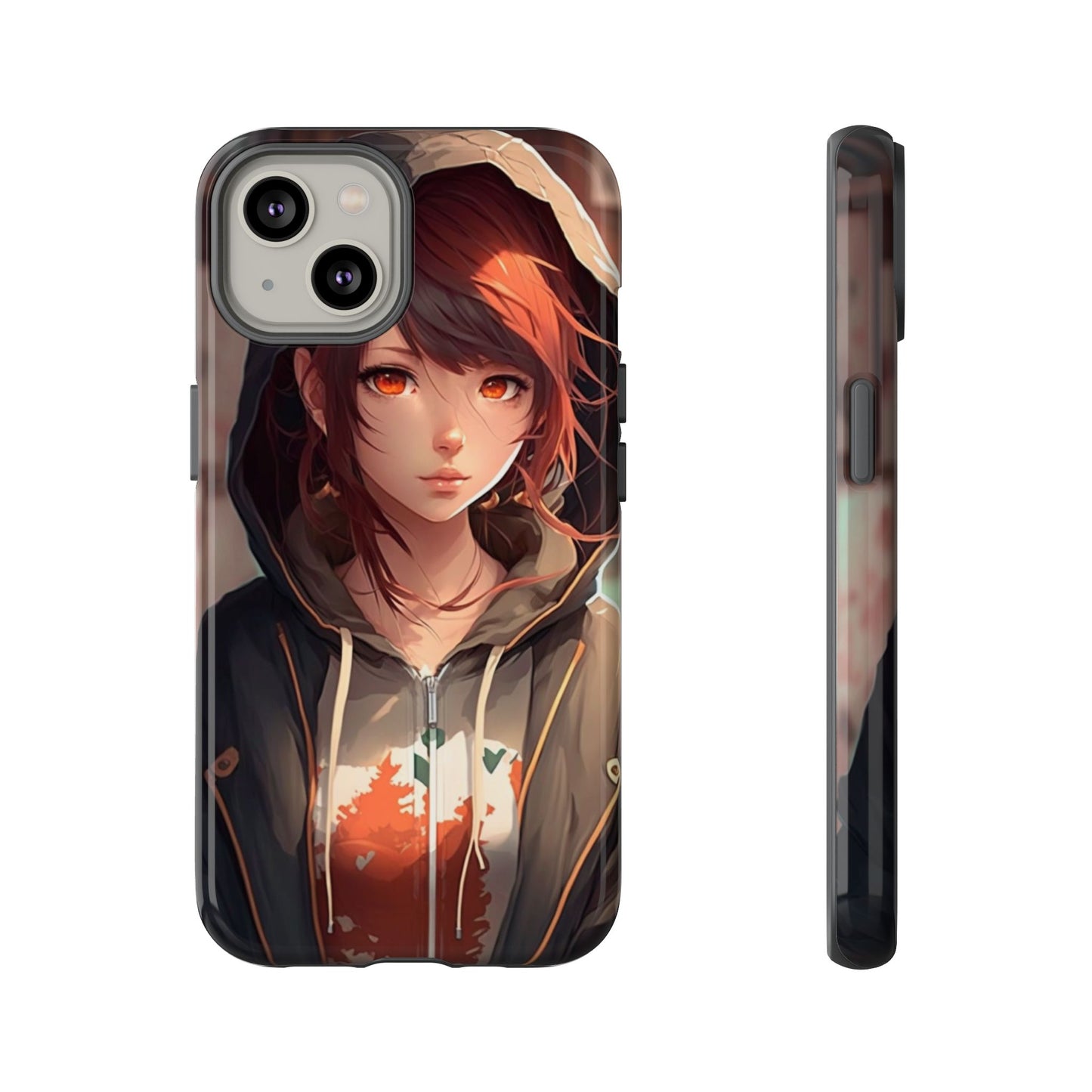 Anime Girl Phone Case - Cute Aesthetic Cover for iPhone, Samsung & Google Pixel, Girly Phone Case, Kawaii Lover Gift