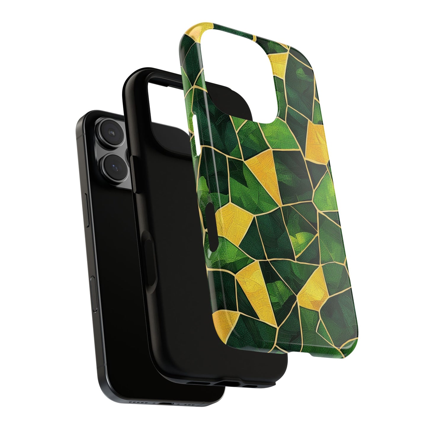 Intricate Turtle Shell Mosaic Phone Case for iPhone, Samsung & Google Pixel