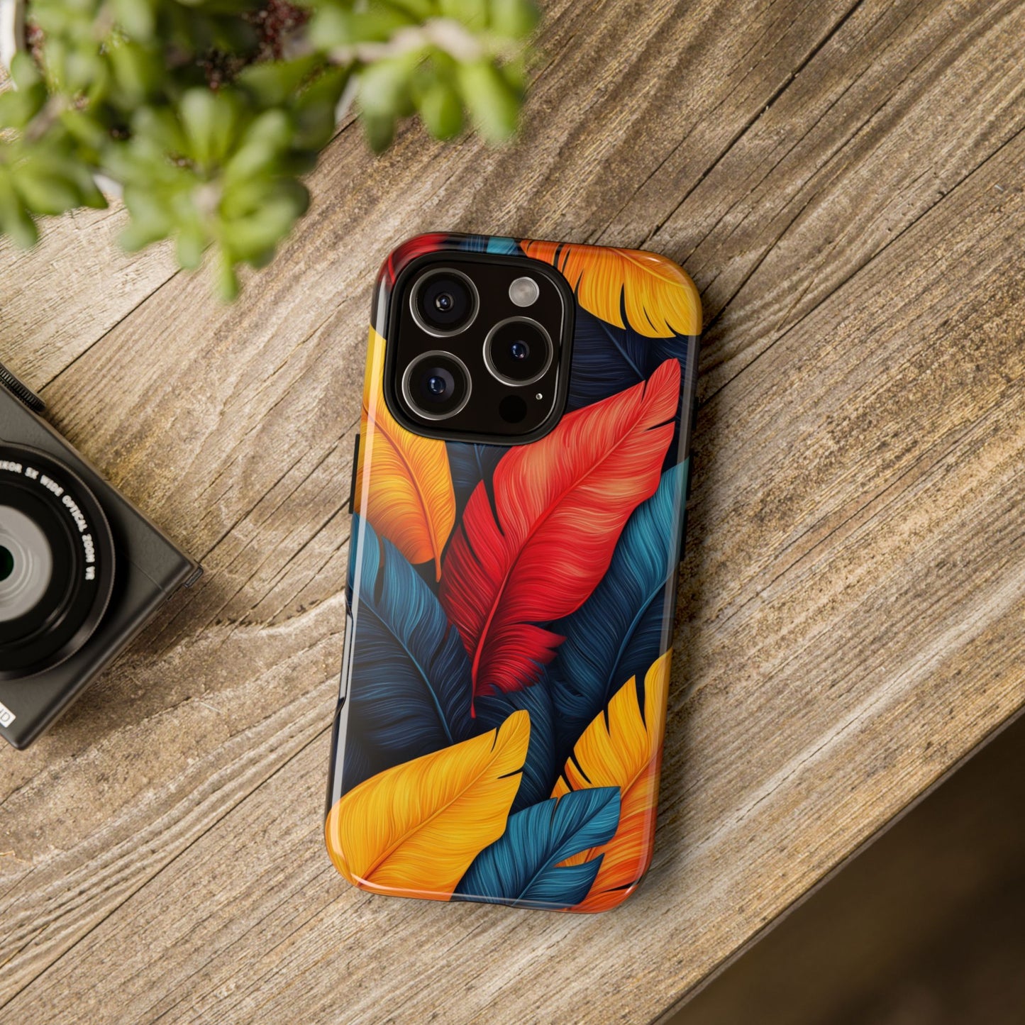 Jungle Toucan Feathers Phone Case β Vibrant & Unique for iPhone, Pixel & Samsung