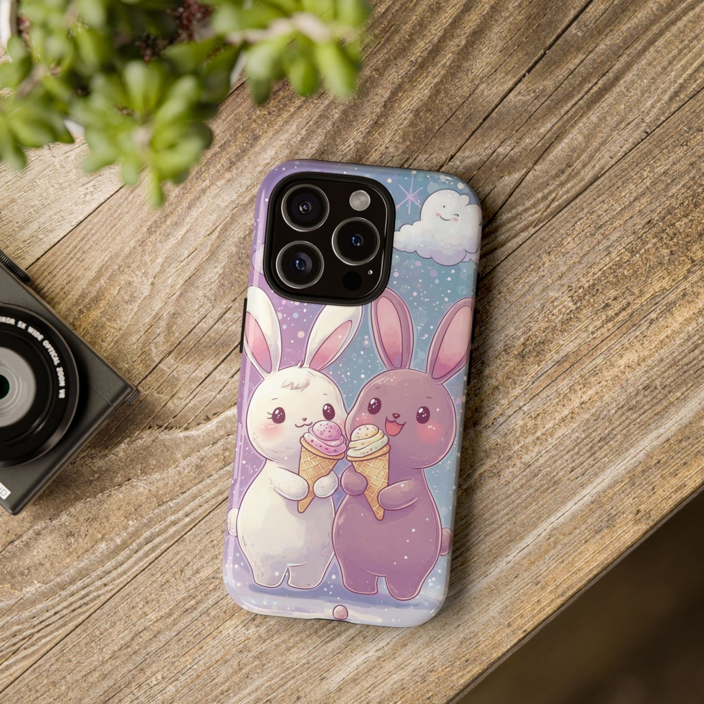 Bunny Bliss β Kawaii Anime Phone Case for iPhone, Samsung, Google Pixel