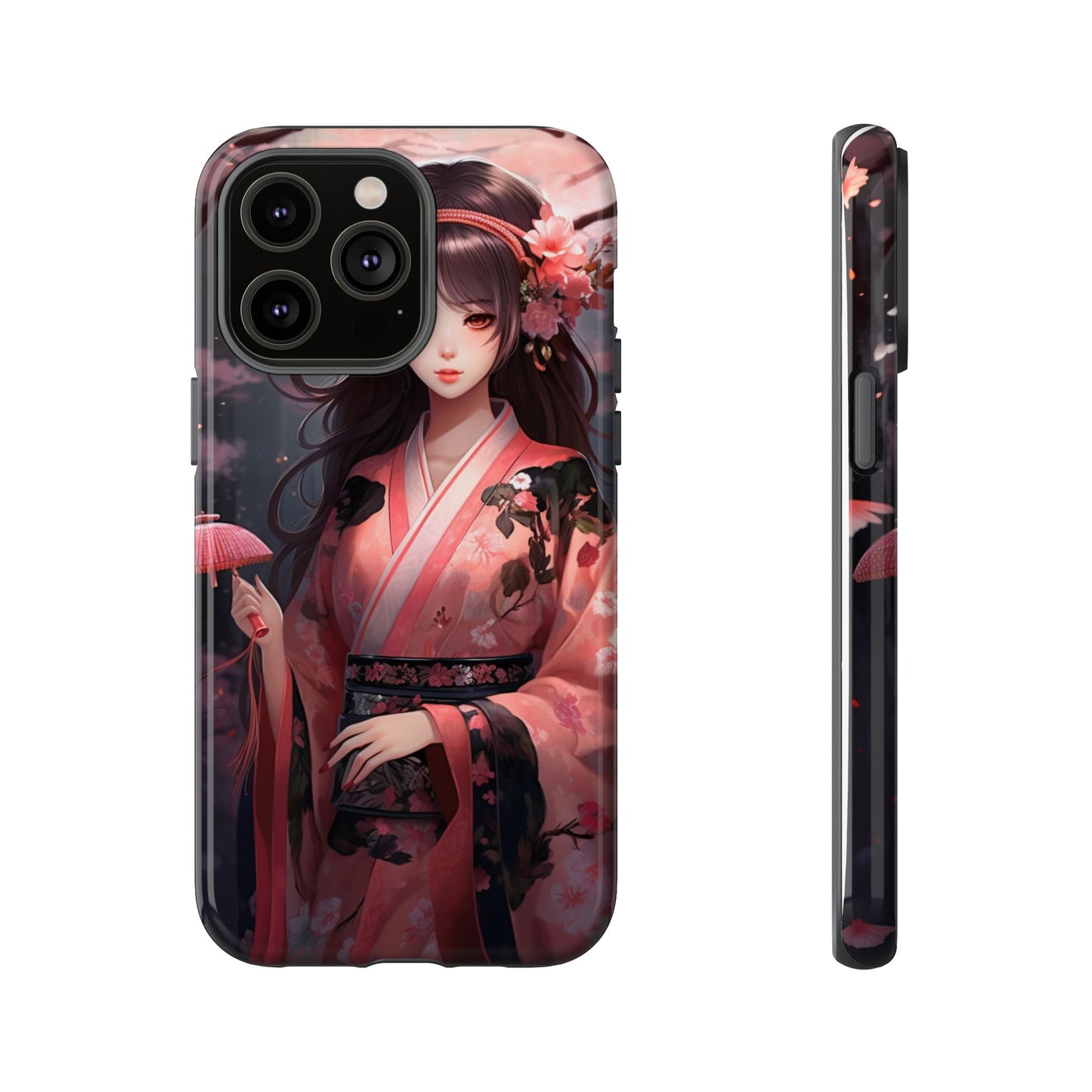 Kawaii Phone Case, Anime Girl Phone Case - Cute Aesthetic Cover for iPhone, Samsung & Google Pixel, Girly Phone Case, Anime Lover Gift