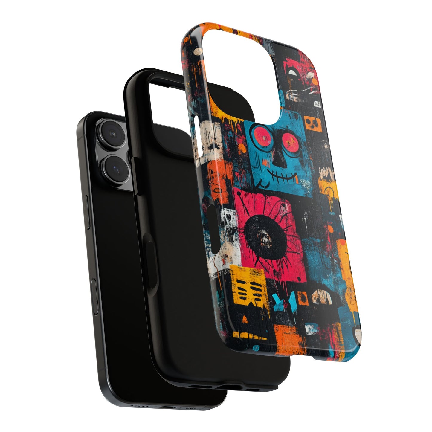Jean-Michel Basquiat Art Phone Case – Modern Aesthetic Cover - iPhone, Samsung & Google Pixel Cover - Artistic Painting Case, Art Lover Gift