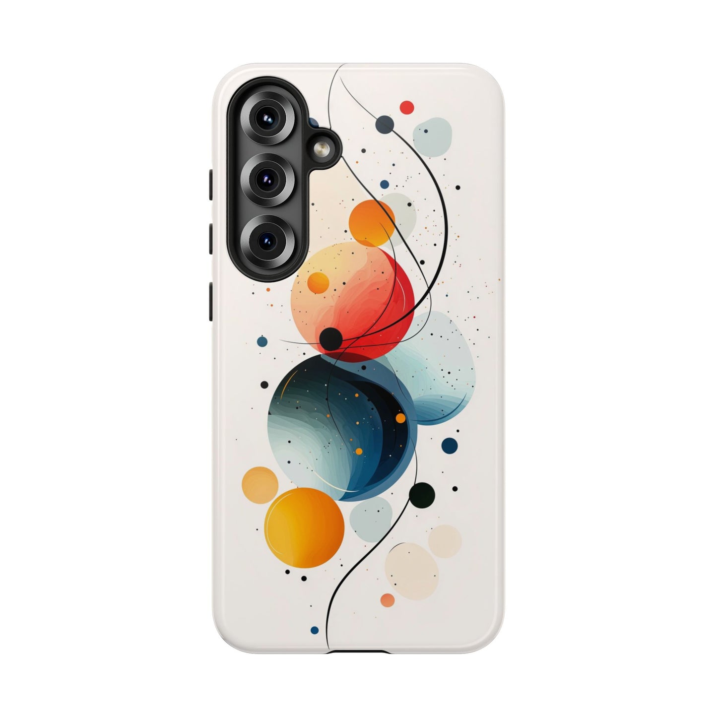 Orbital Drift – Cosmic Flow Abstract Phone Case for iPhone, Samsung & Pixel