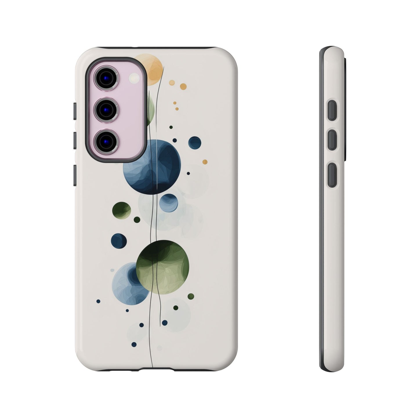 Orbit Bloom – Abstract Bubble Art Phone Case for iPhone, Samsung & Pixel
