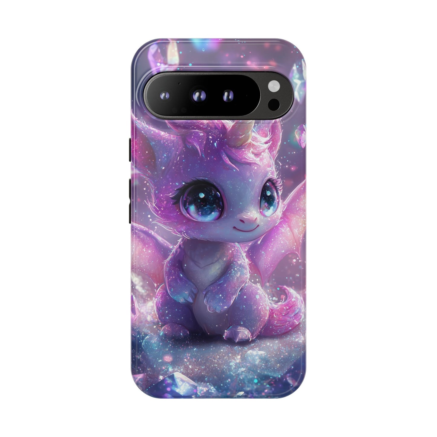 Mystic Crystal Unicorn-Dragon Phone Case for iPhone, Samsung, Google Pixel