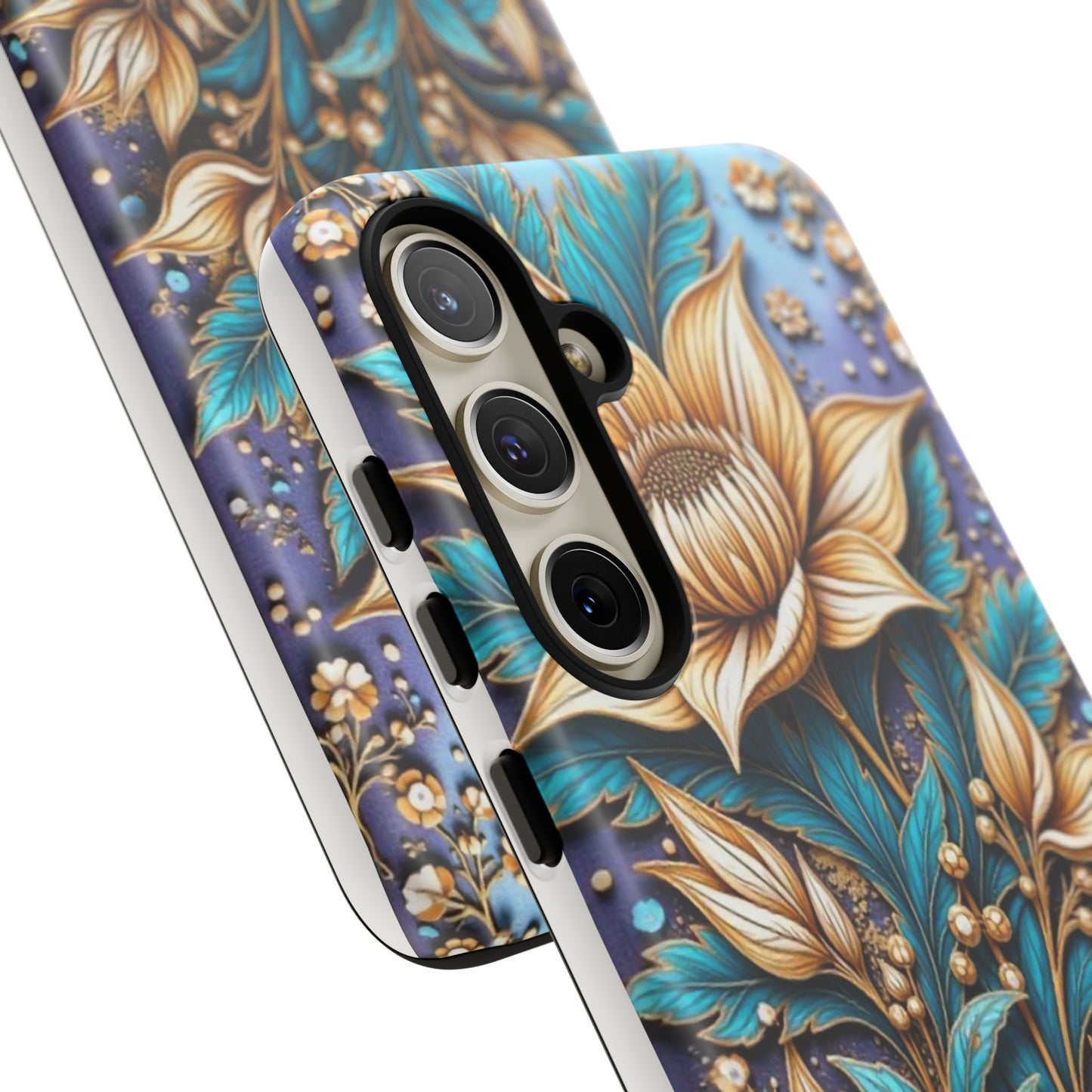 Golden Chrysanthemum: Floral Stained Glass Masterpiece