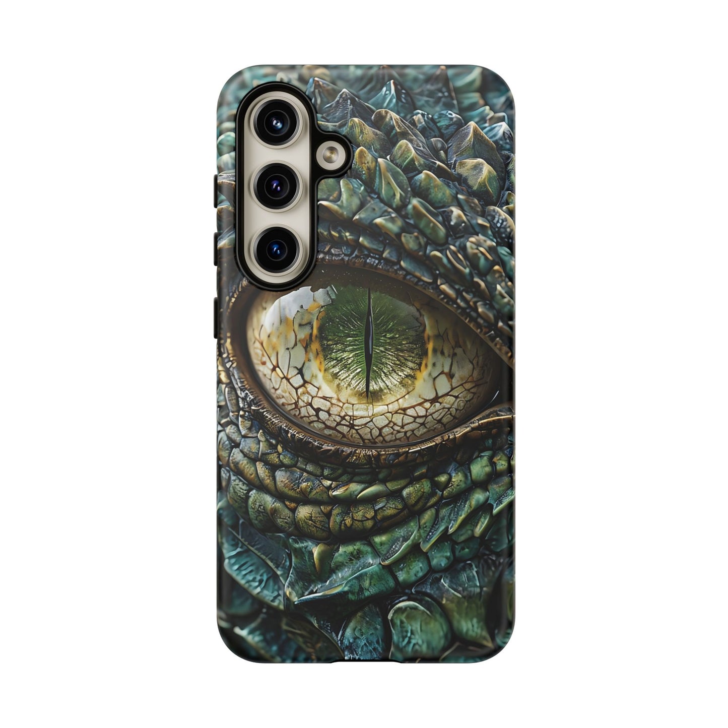 A Dragon's Eye With Intricate Scales phone case design.