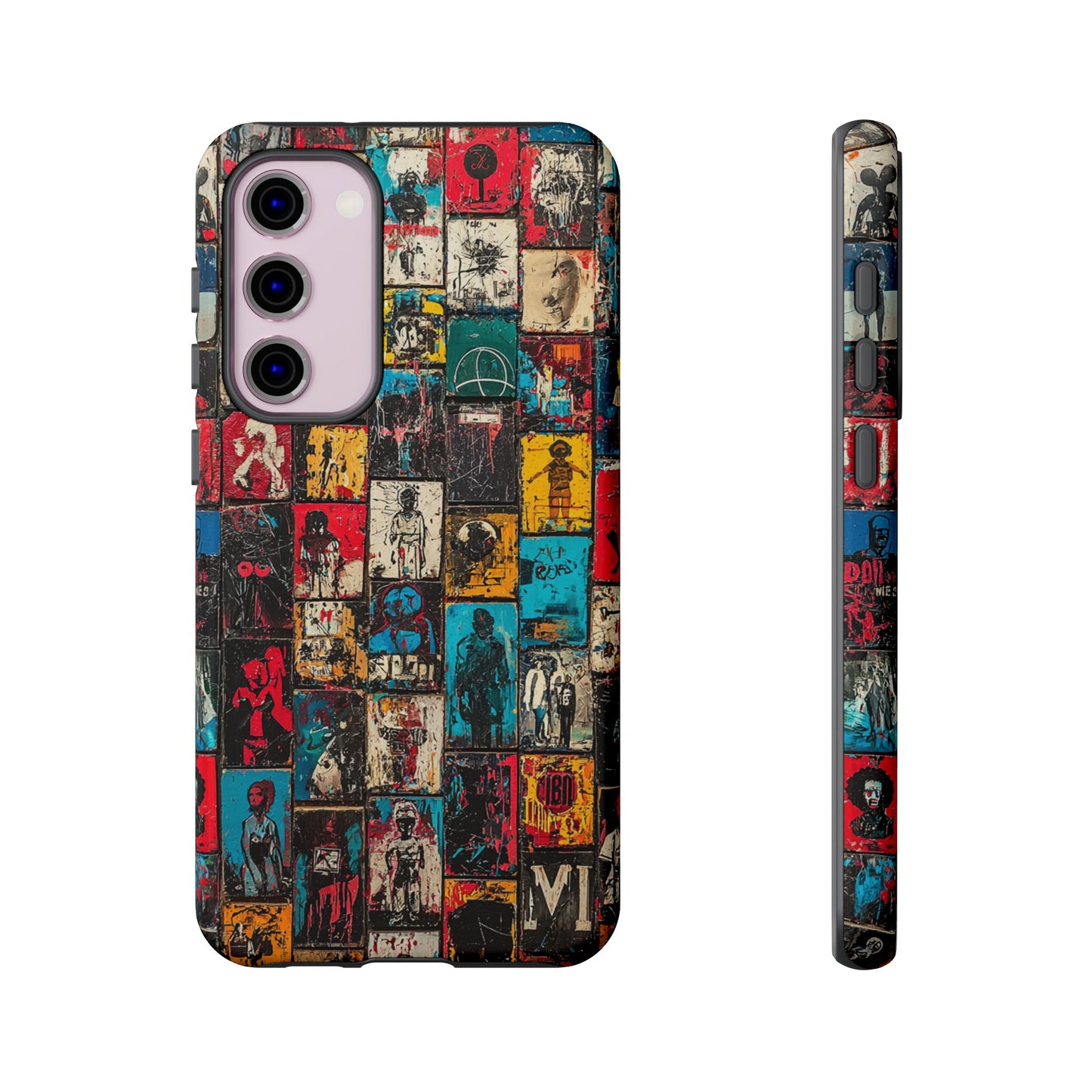 Abstract Art Phone Case – Basquiat-Inspired Phone Cover - iPhone, Samsung & Google Pixel Cover - Artistic Painting Case, Art Lover Gift