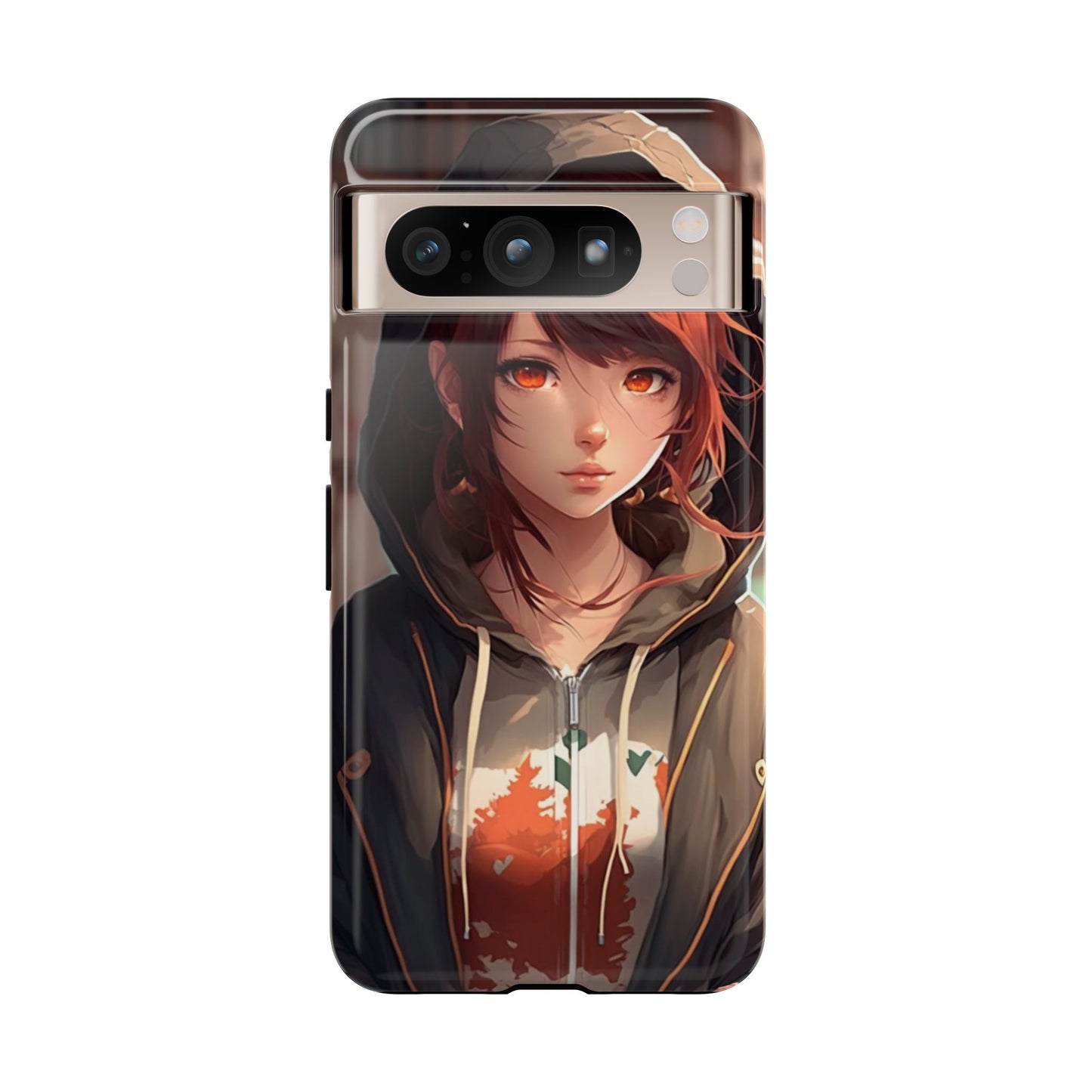 Anime Girl Phone Case - Cute Aesthetic Cover for iPhone, Samsung & Google Pixel, Girly Phone Case, Kawaii Lover Gift