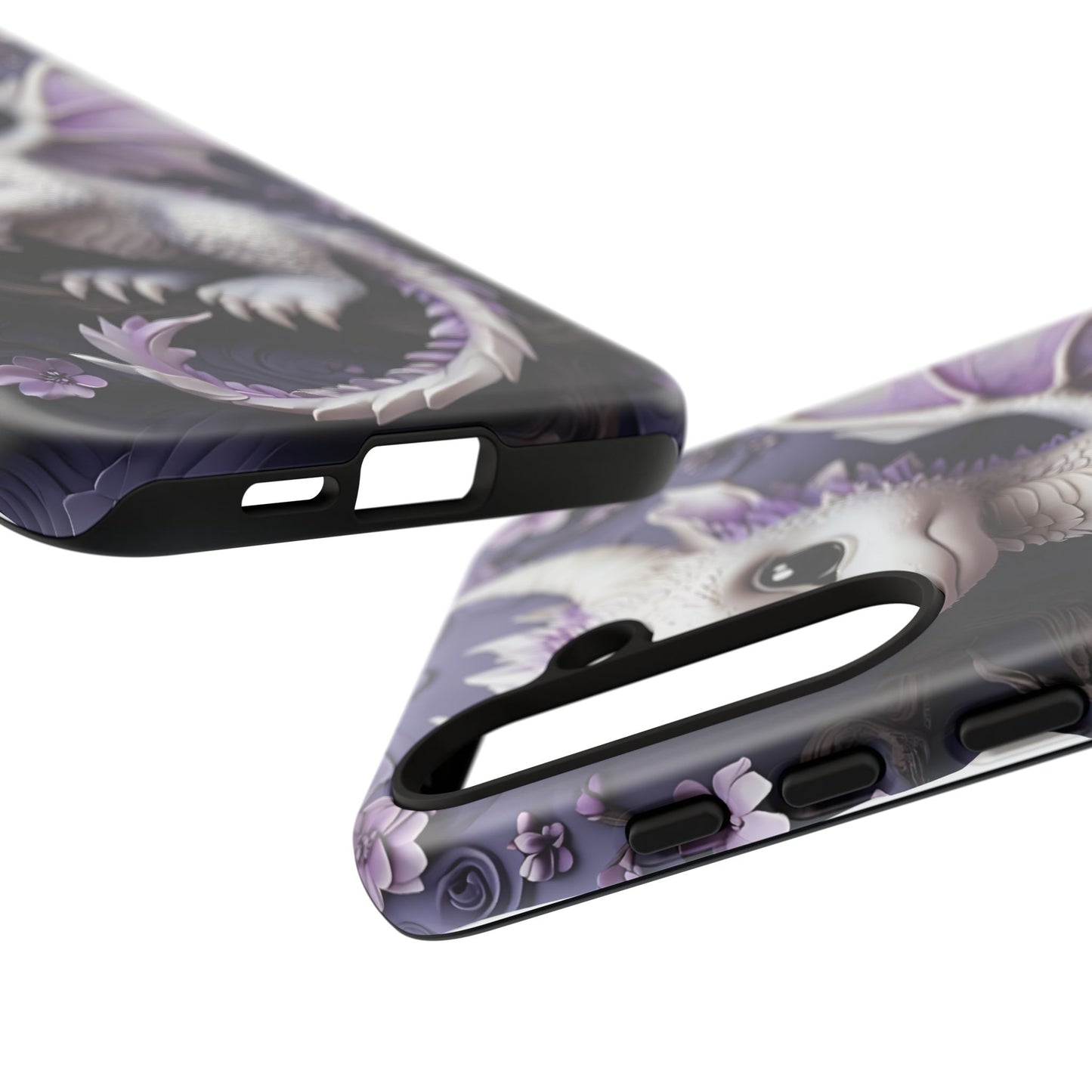 Charming Young Dragon on a Branch Phone Case Design
