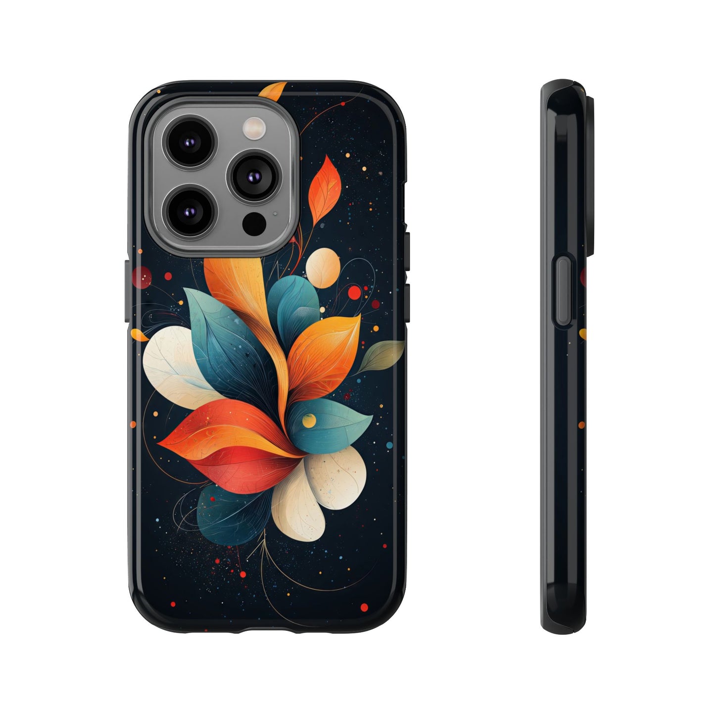 Midnight Bloom – Cosmic Floral Phone Case for iPhone, Pixel & Samsung