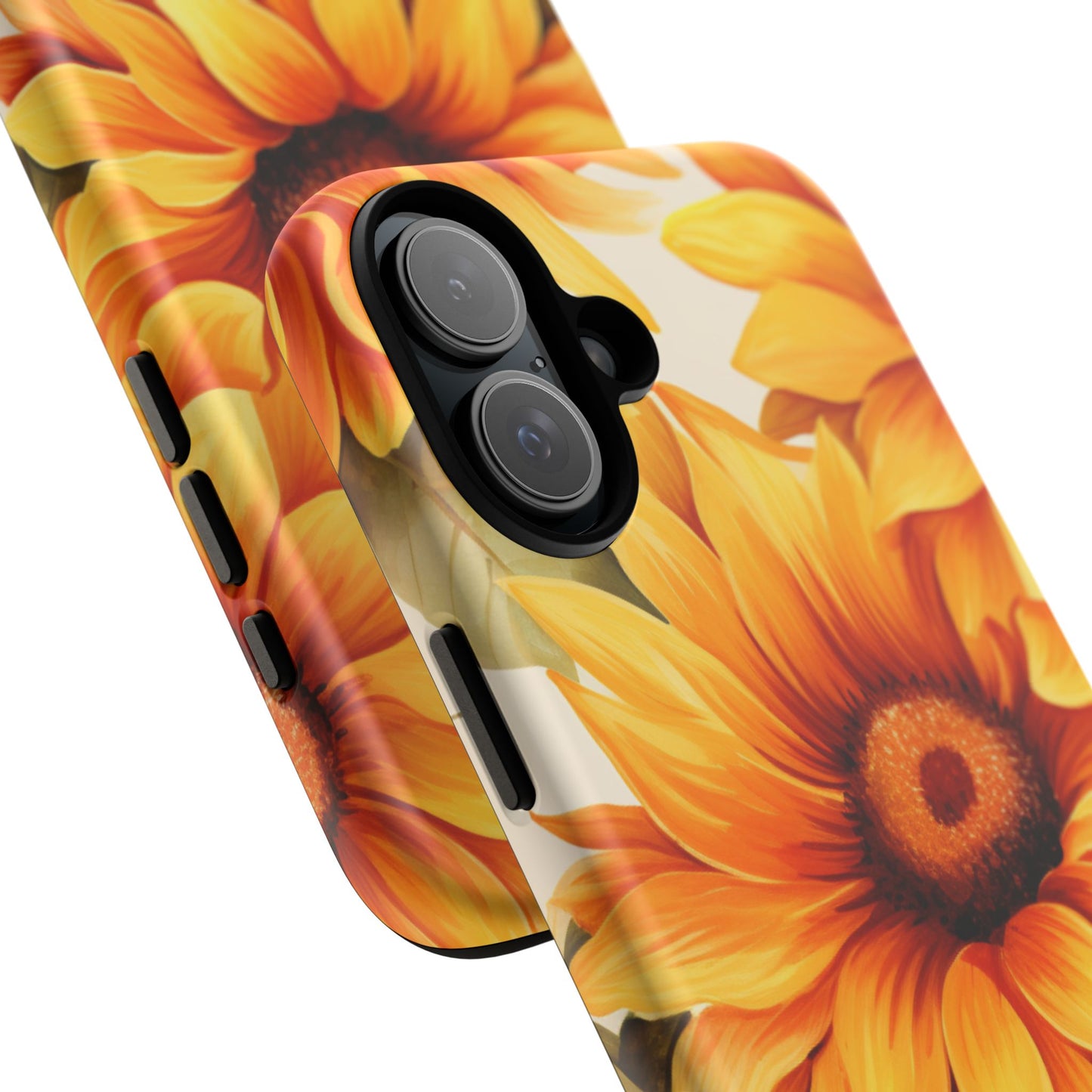 Golden Sunflower Glow Mobile Case – Radiant & Elegant