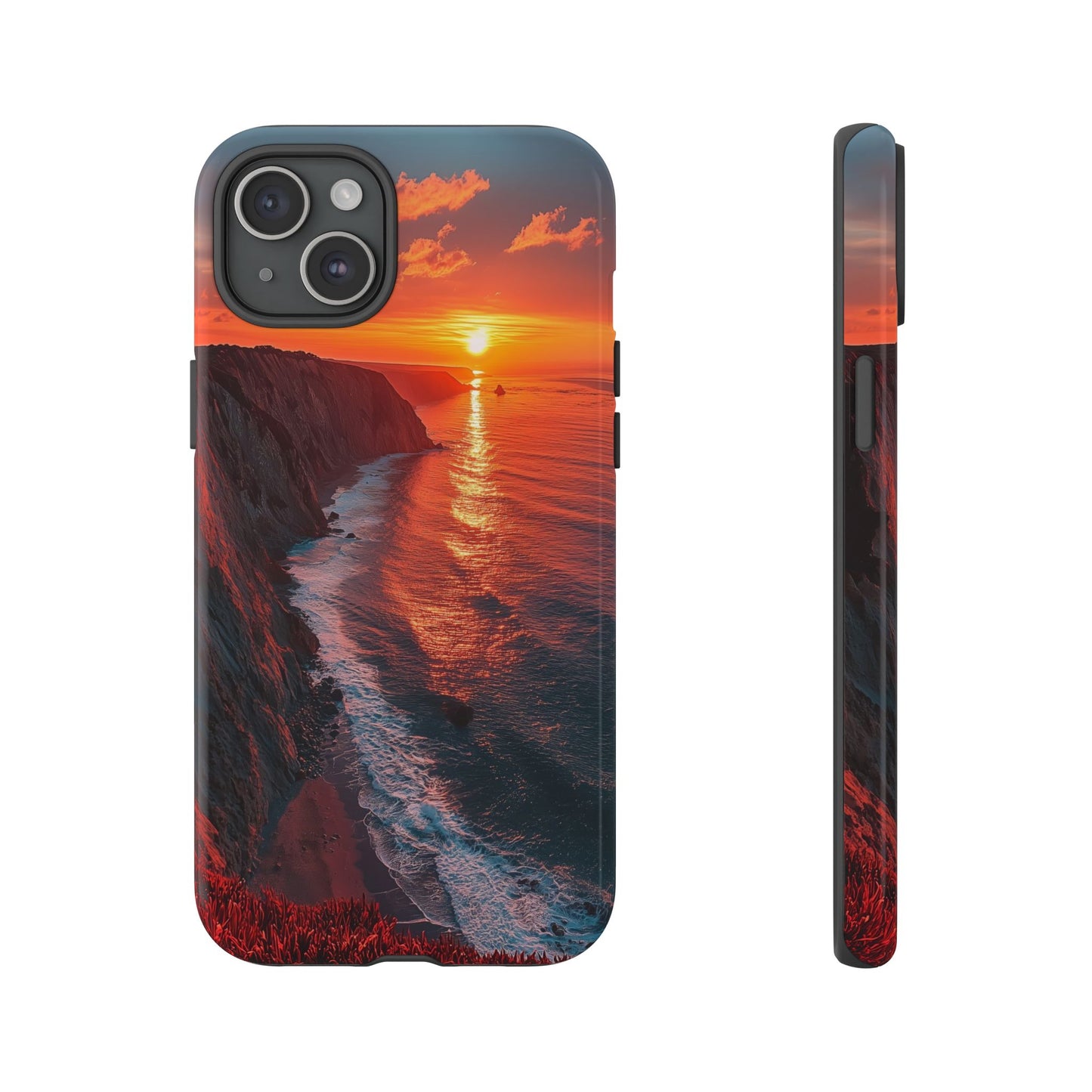 Minimal Nature Scene Case – Calm Landscape for iPhone, Samsung & Pixel