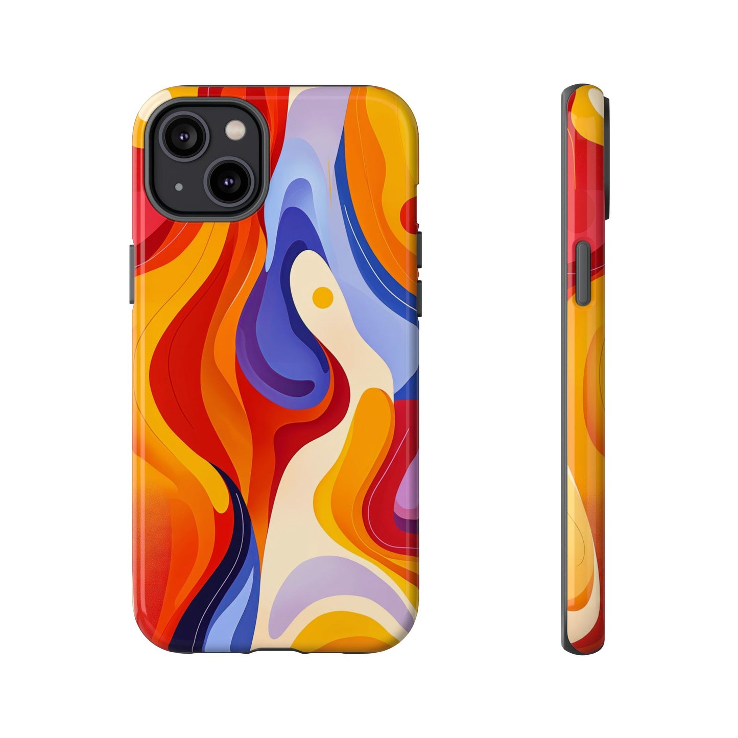 LavaFlow – Vivid Heatwave Abstract Phone Case for iPhone, Samsung & Pixel
