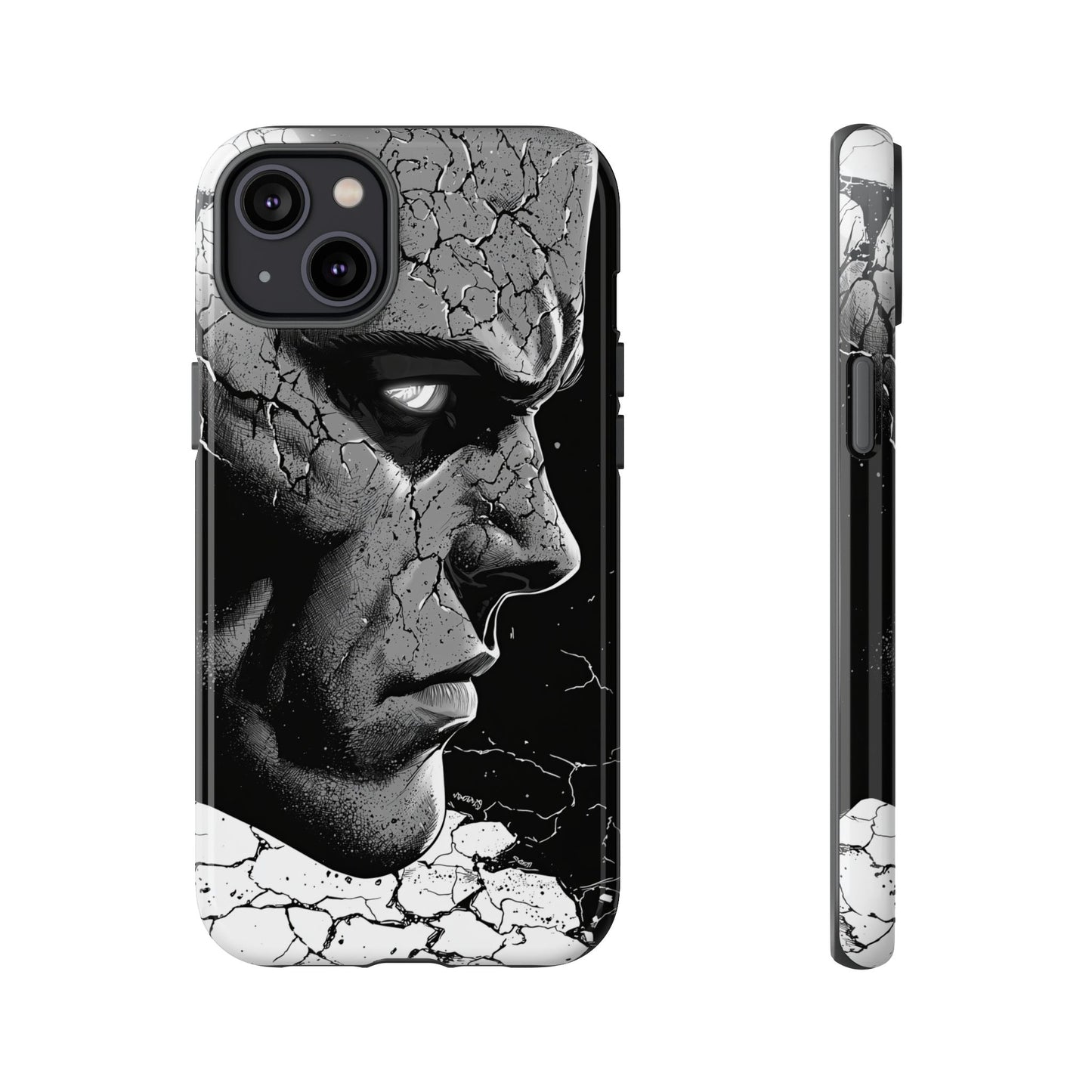 Shattered Reflections of a Symbiotic Soul: The Rise of a Dark Anti-Hero Phone Case for iPhone, Samsung & Pixel
