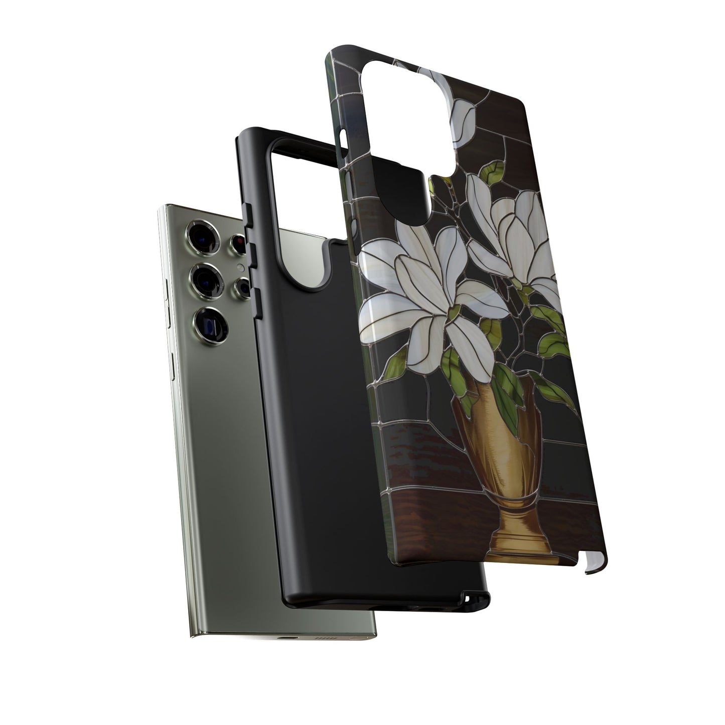Stained Glass Floral Phone Case