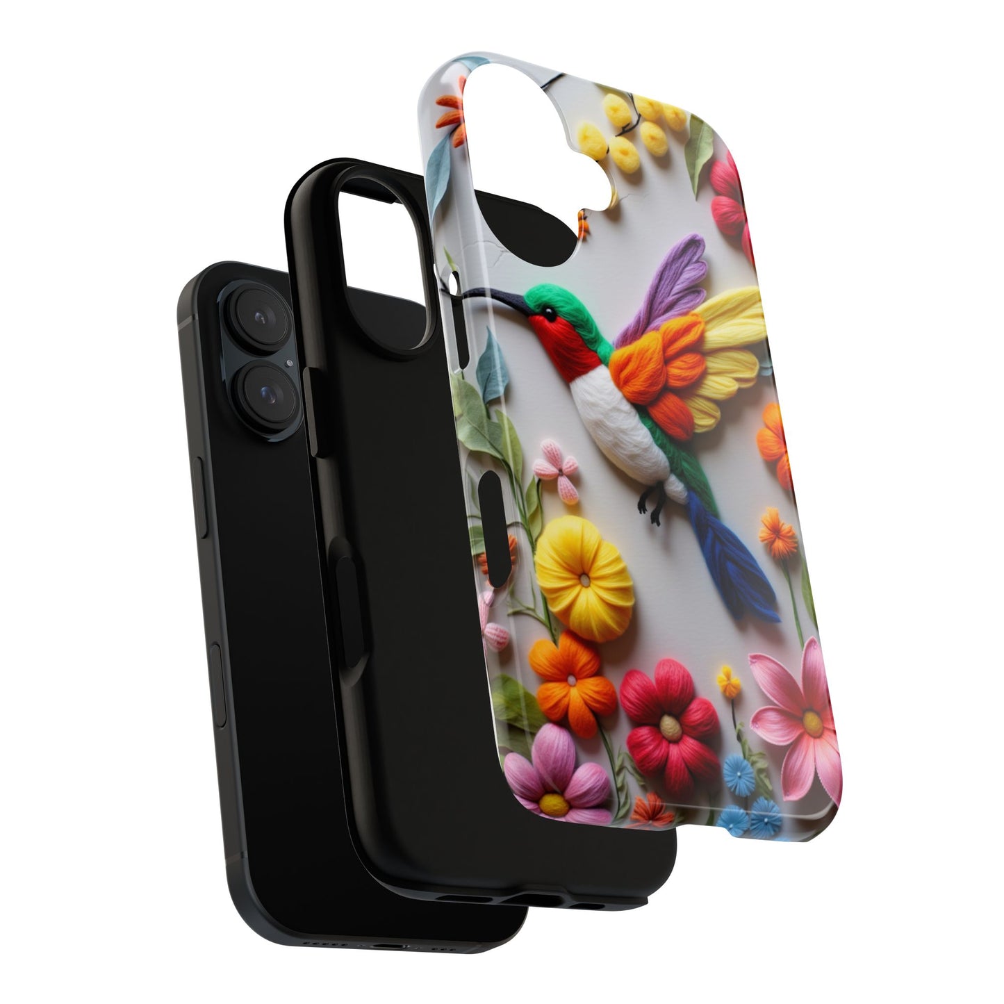 Elegant Hummingbird with Floral Mosaic Design | Nature's Artistic Vibes | Pixel 8 pro