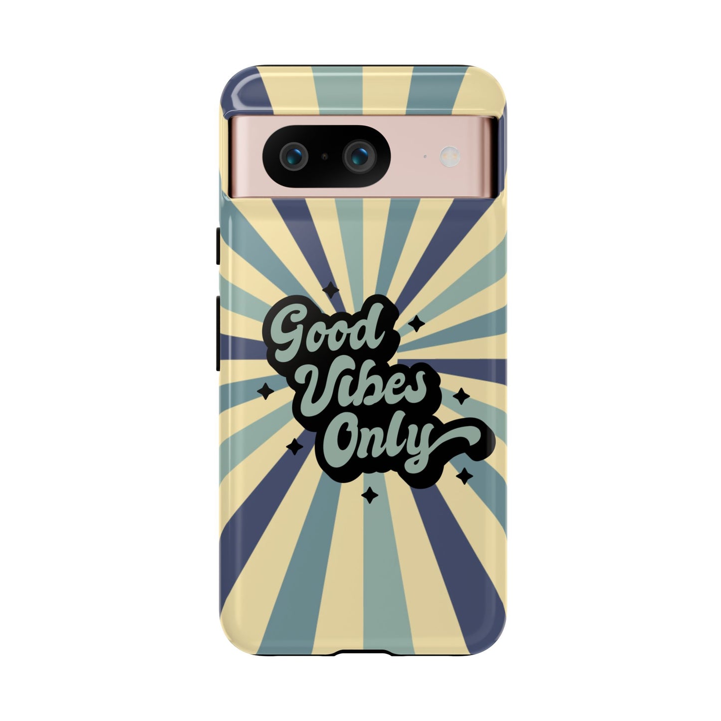 Retro "Good Vibes Only" Phone Case β Vintage Aesthetic for iPhone, Samsung & Google Pixel
