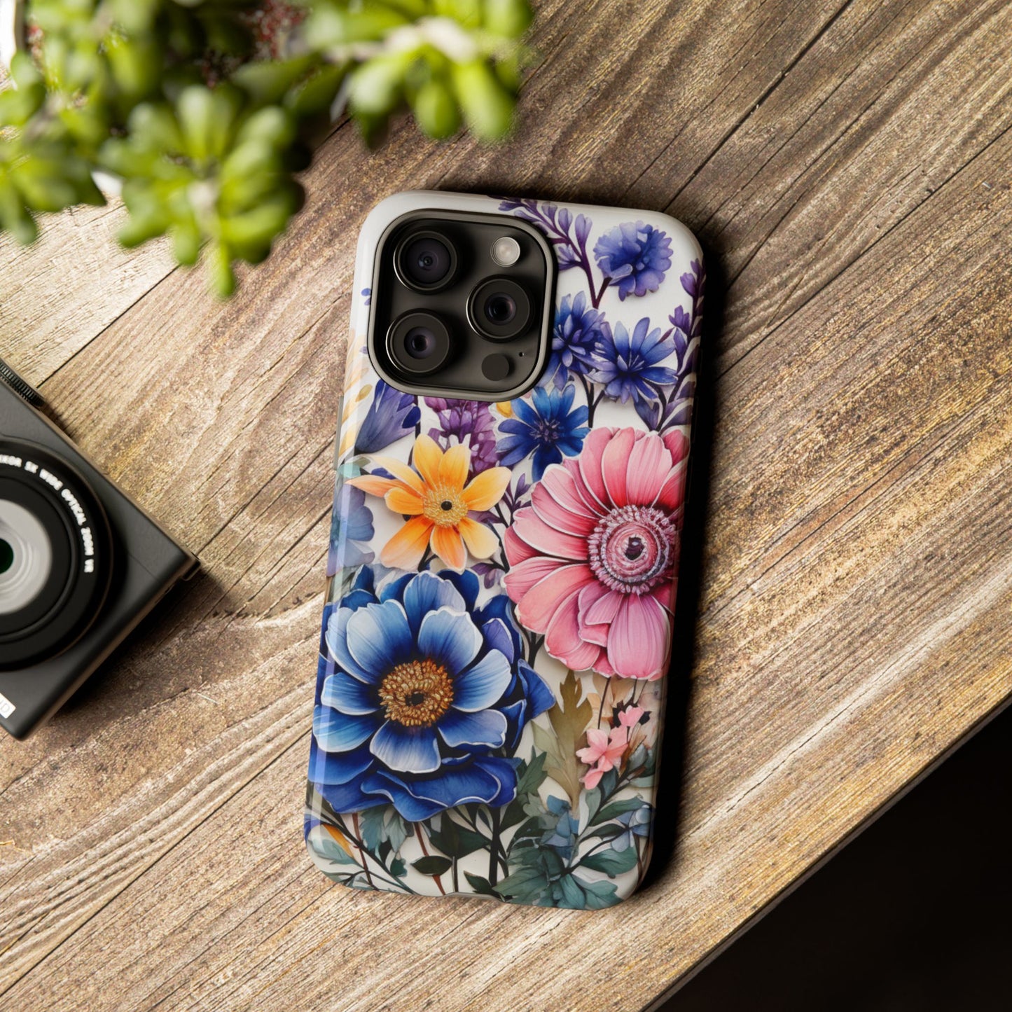 Elegant Floral Bouquet Mobile Case – Vibrant Botanical Art