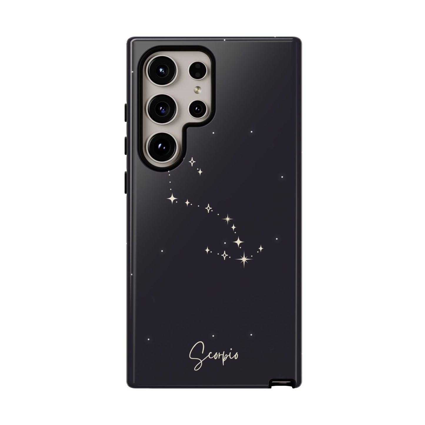 Scorpio Zodiac Night Sky Case – Mysterious Star Pattern – Cosmic Style for iPhone, Samsung & Google Pixel