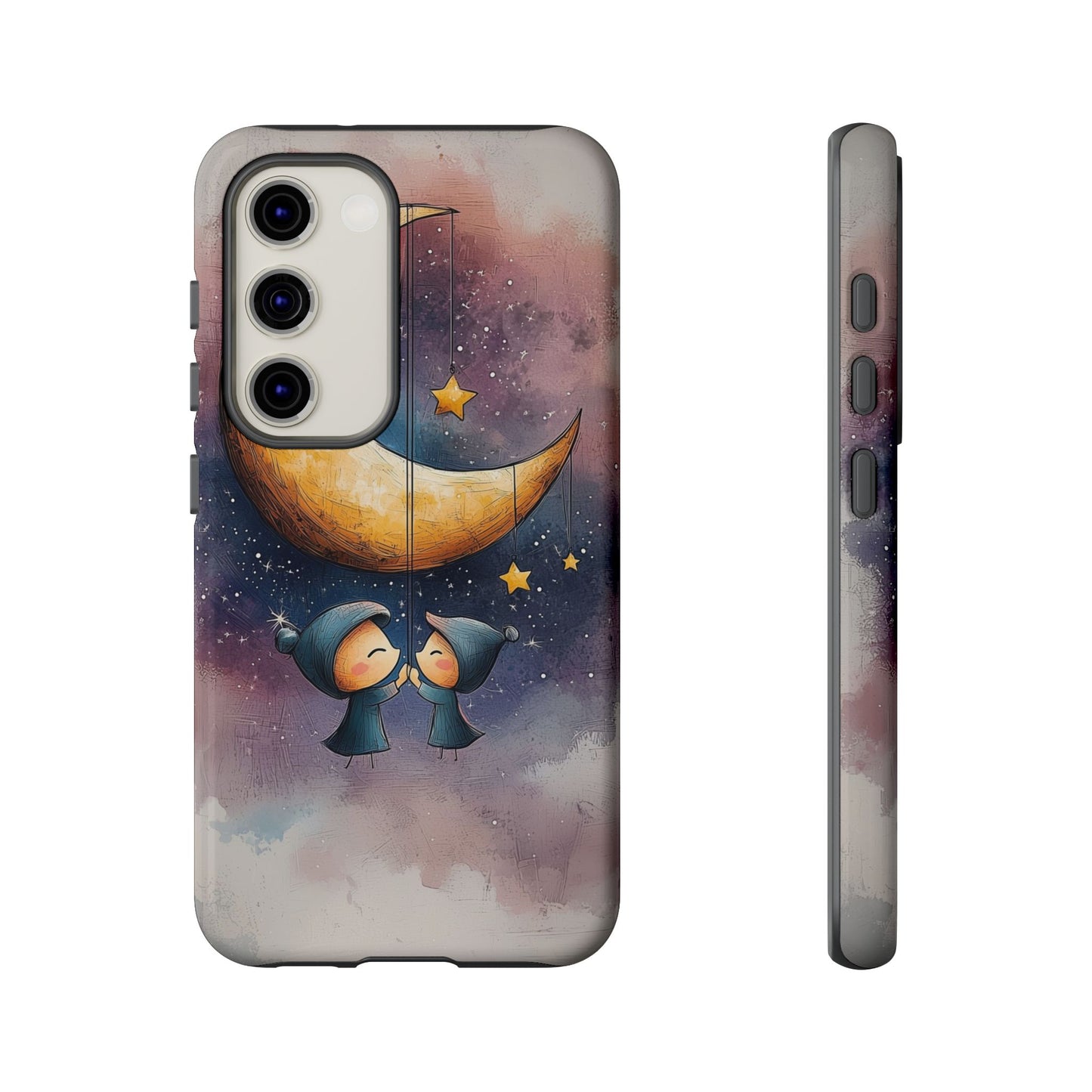 Dreamy Moonlight Duo Phone Case for iPhone, Samsung, Google Pixel