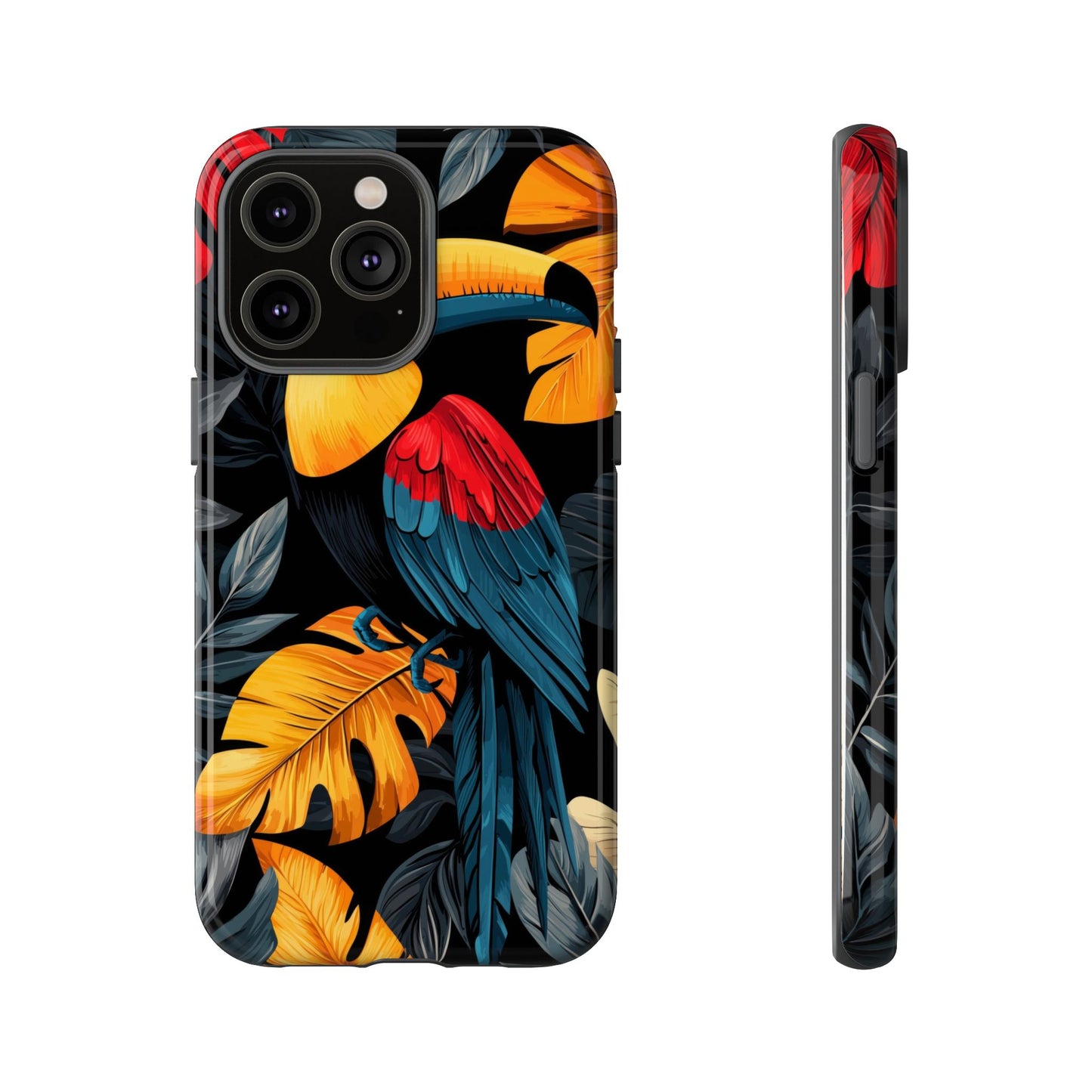 Exotic Toucan Feathers Phone Case – Nature’s Elegance for iPhone, Pixel & Samsung