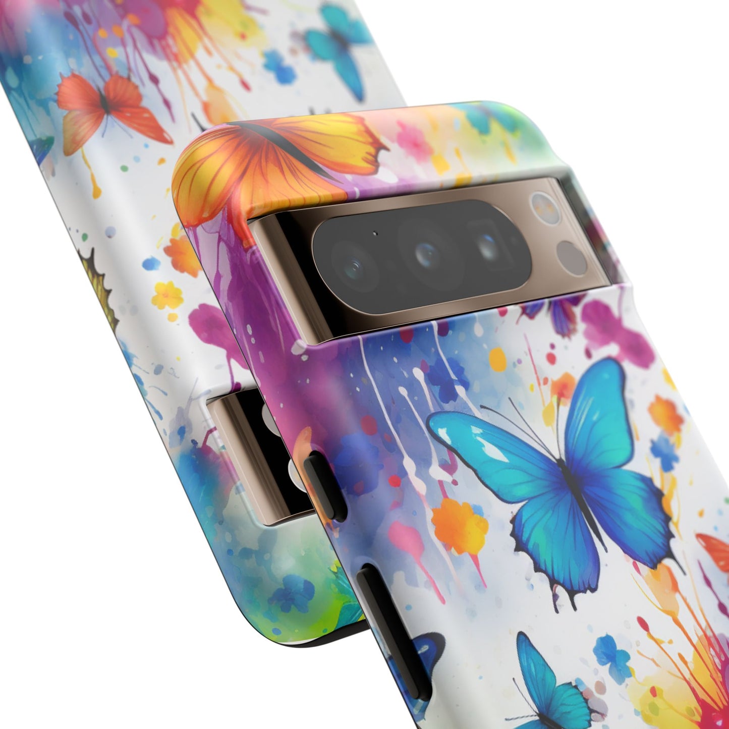Vibrant Watercolor Butterfly Mobile Case