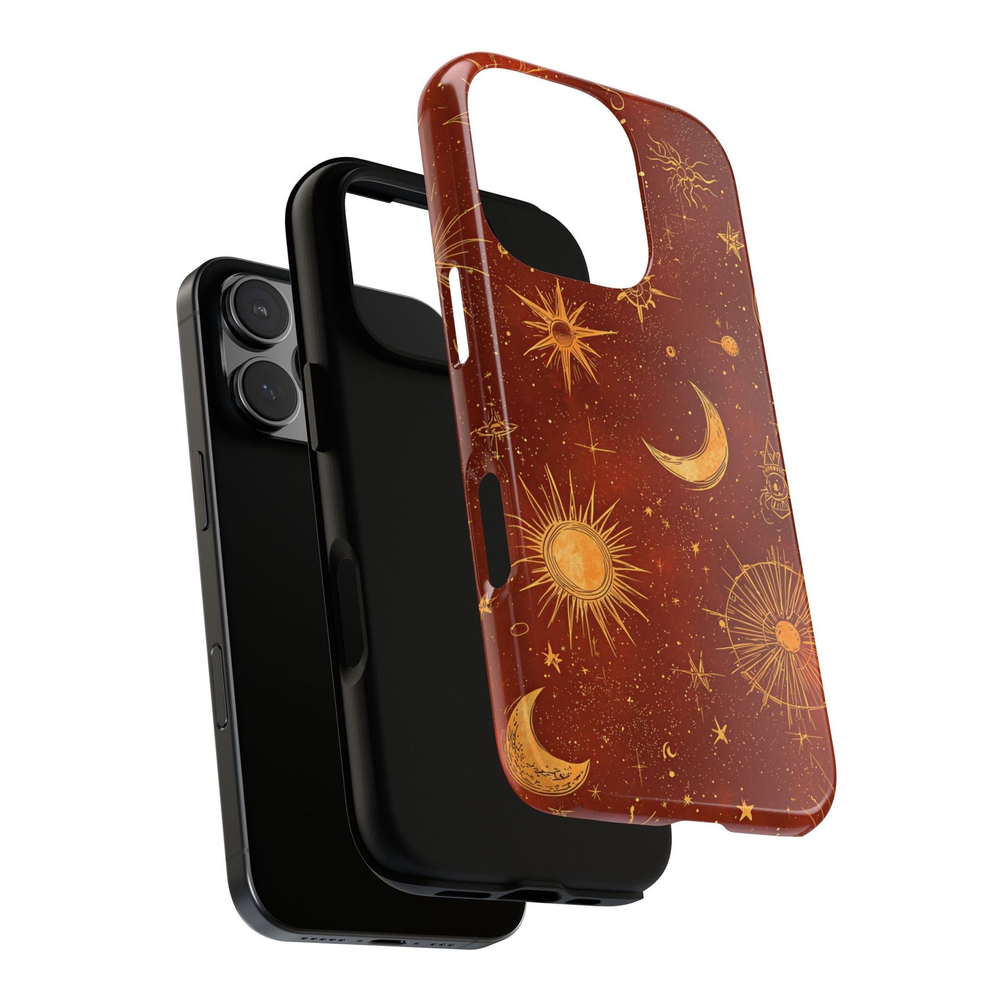 Terracotta Celestial Dreams Boho Phone Case for iPhone, Pixel & Samsung
